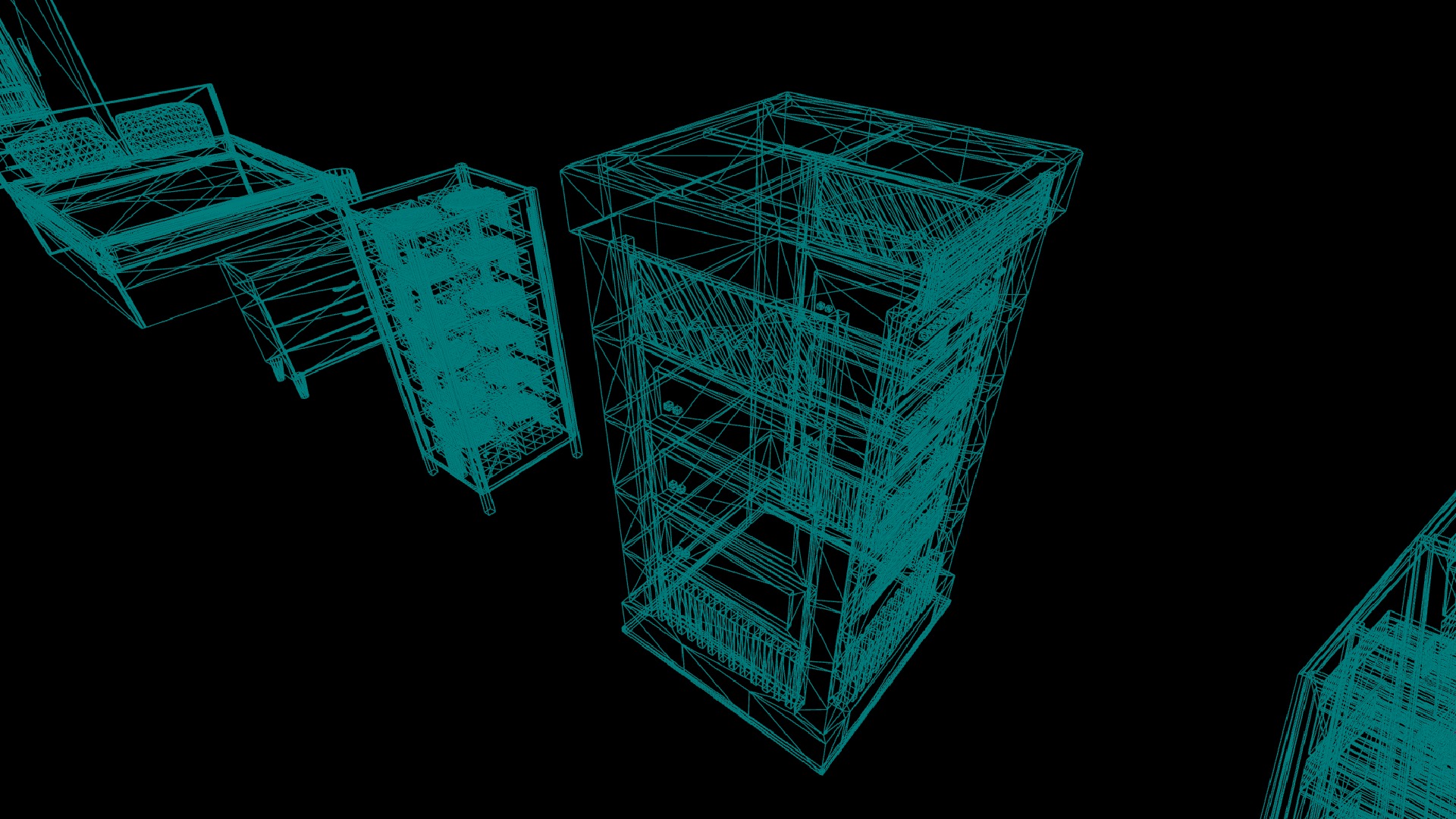 Mining Crypto Farm Pack Low-poly 3D model_24