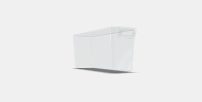 KLIPPKAKTUS Storage box for fridge 1 Low-poly 3D model