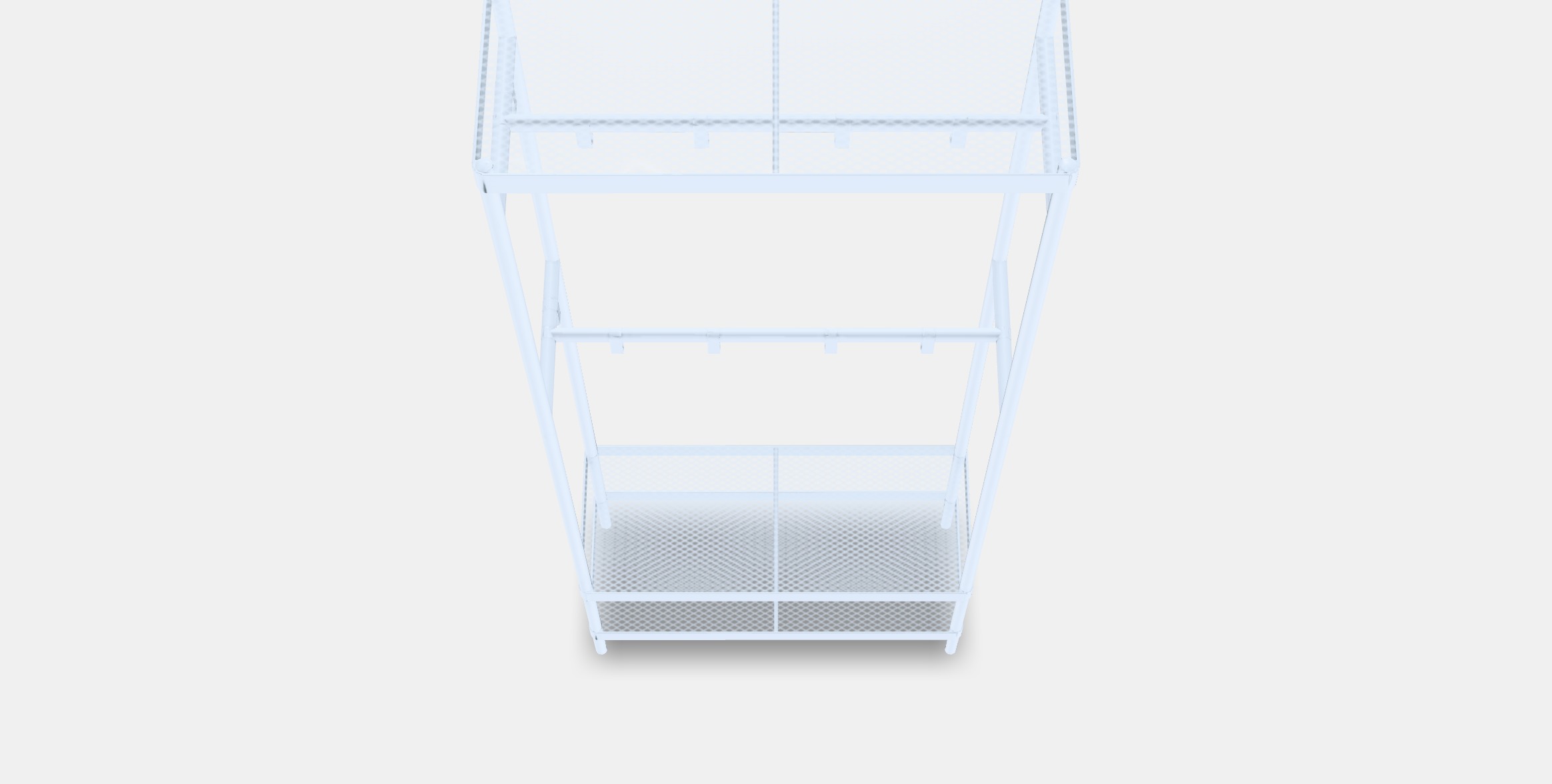 MACKAPAR Coat rack with shoe storage unit Low-poly 3D model_3