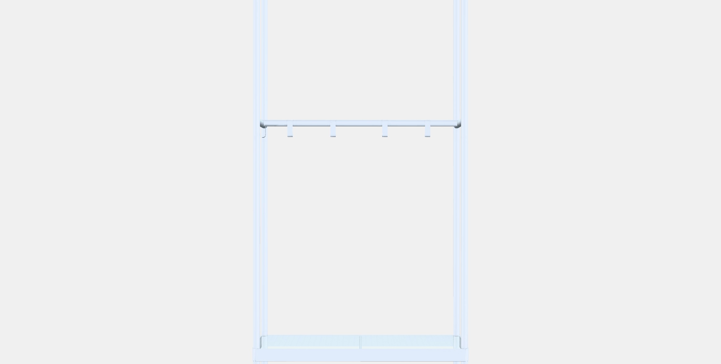 MACKAPAR Coat rack with shoe storage unit Low-poly 3D model_15