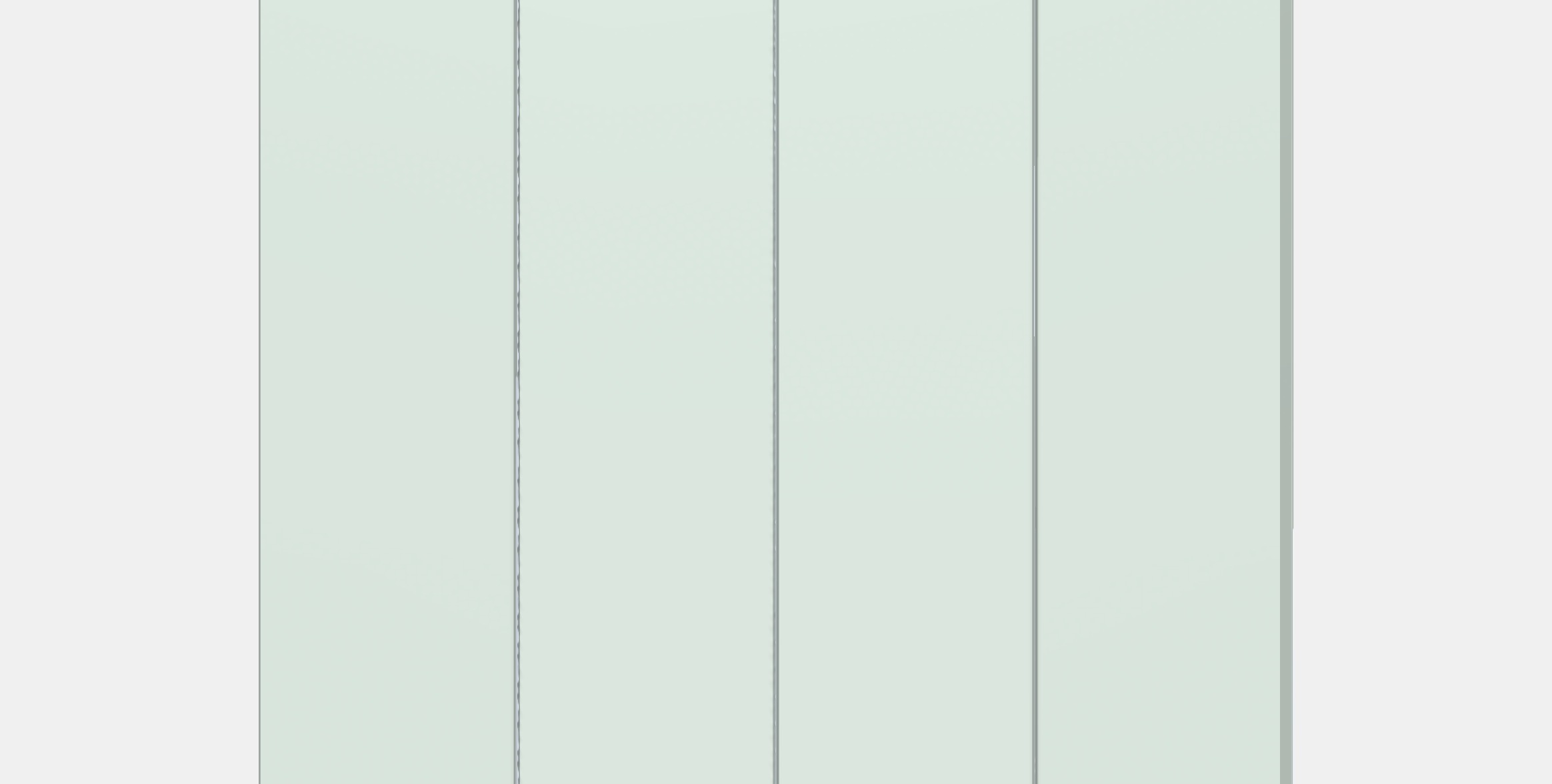 PAX - REINSVOLL Wardrobe combination 1 Low-poly 3D model_11