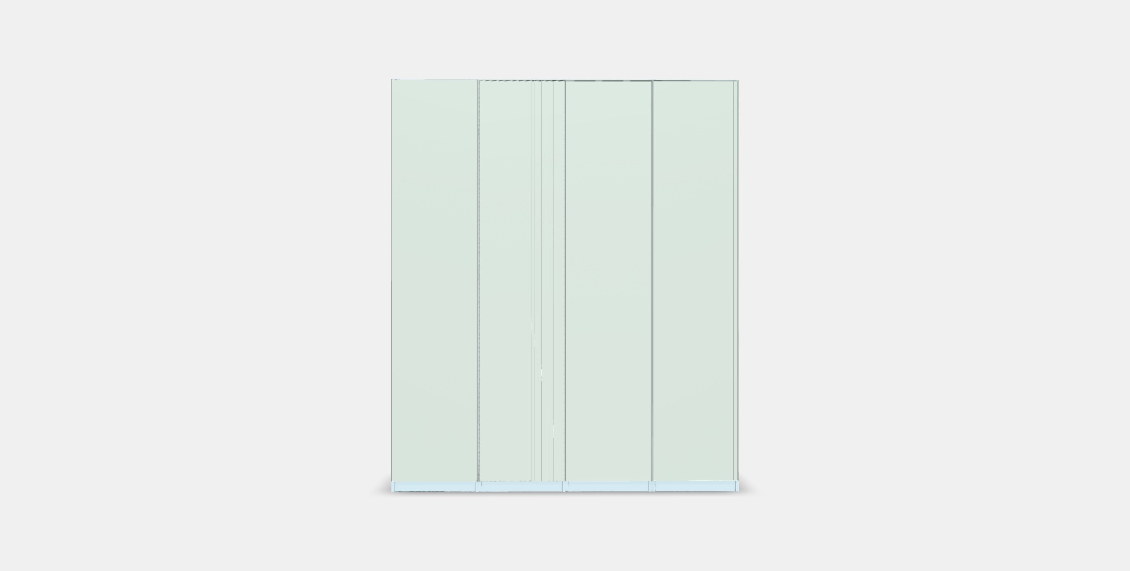 PAX - REINSVOLL Wardrobe combination 1 Low-poly 3D model_10