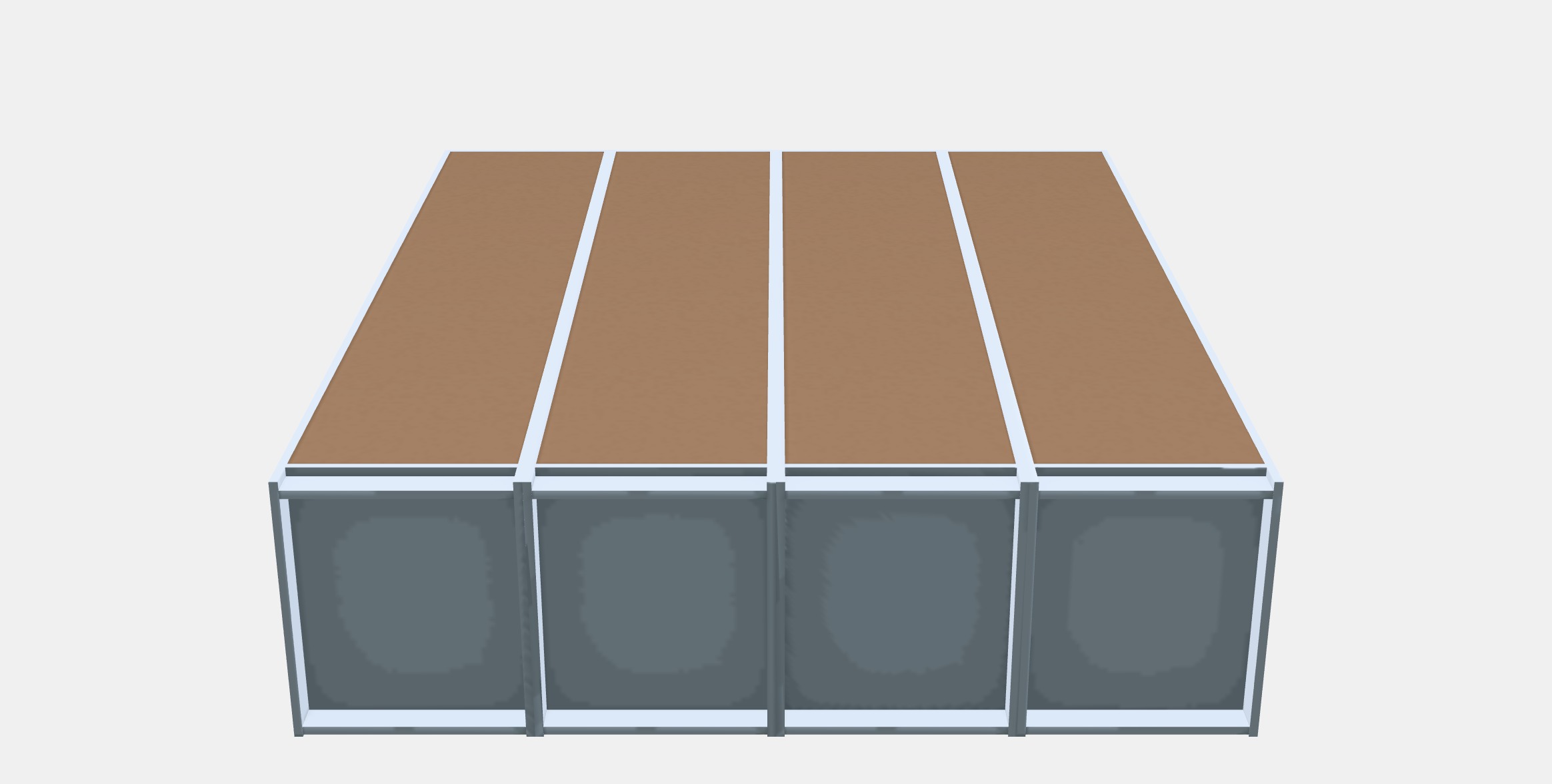 PAX - REINSVOLL Wardrobe combination 1 Low-poly 3D model_8