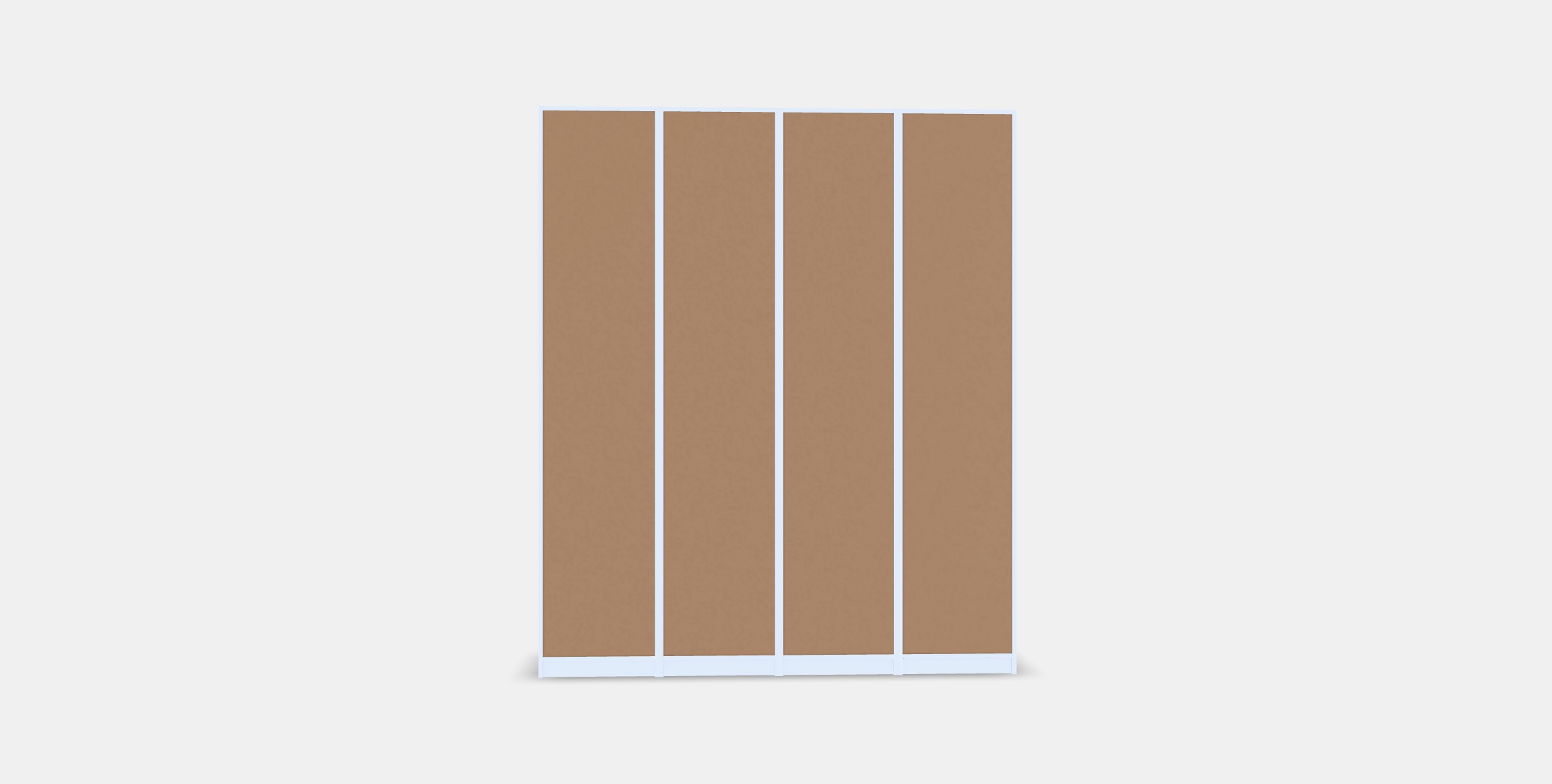 PAX - REINSVOLL Wardrobe combination 1 Low-poly 3D model_14