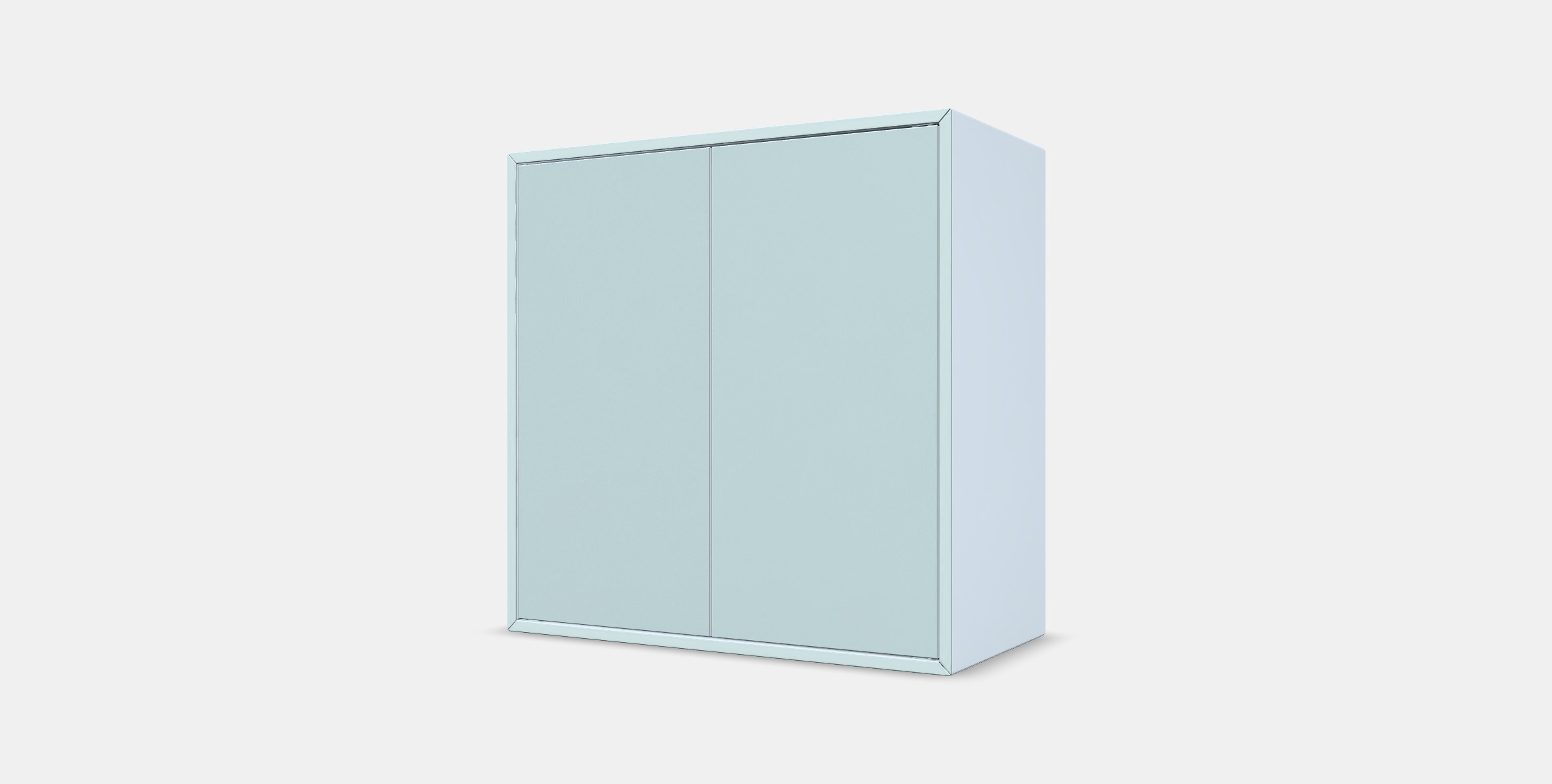 EKET Cabinet w 2 doors and 1 shelf 1 Low-poly 3D model_11