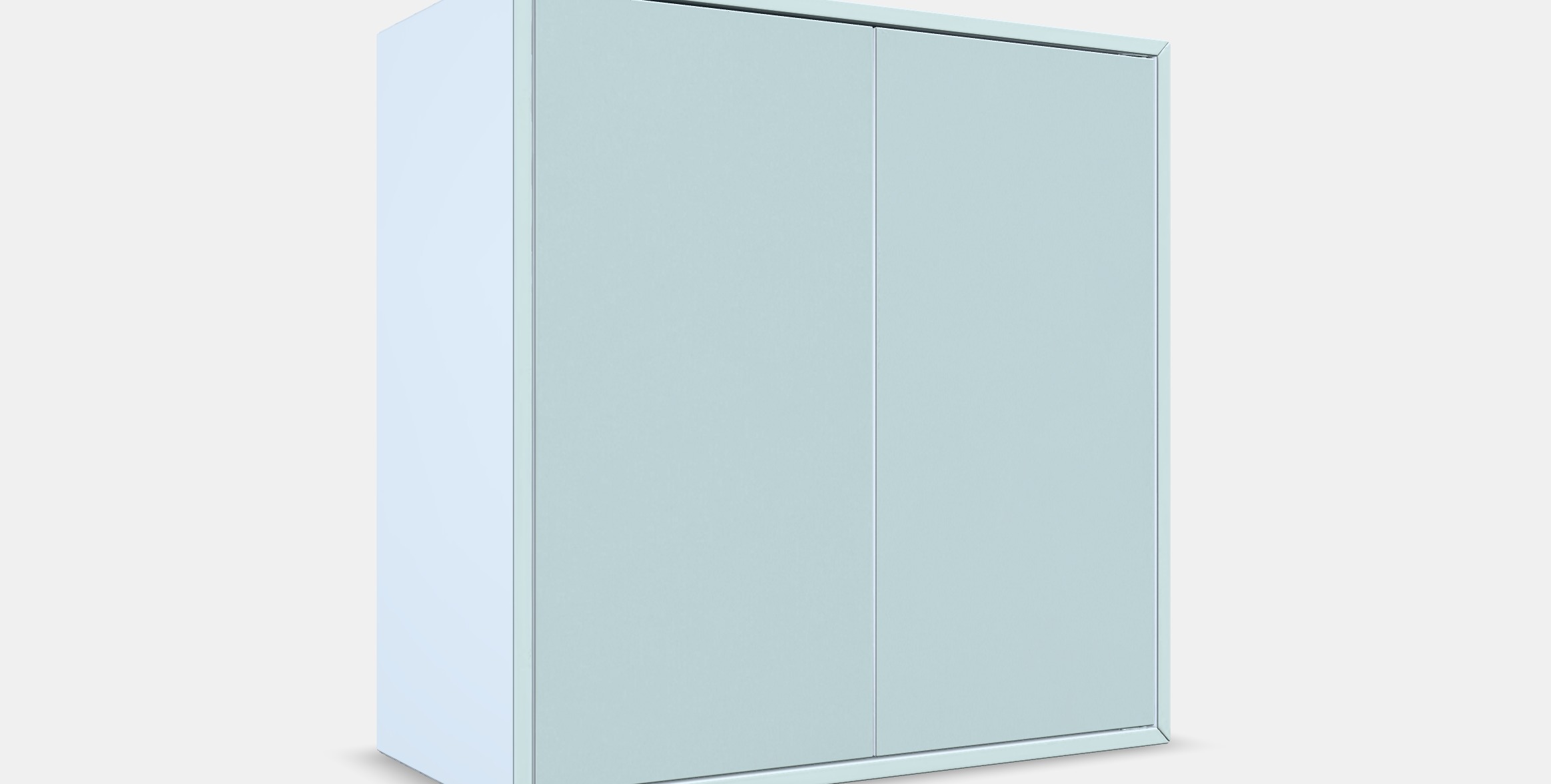 EKET Cabinet w 2 doors and 1 shelf 1 Low-poly 3D model_8