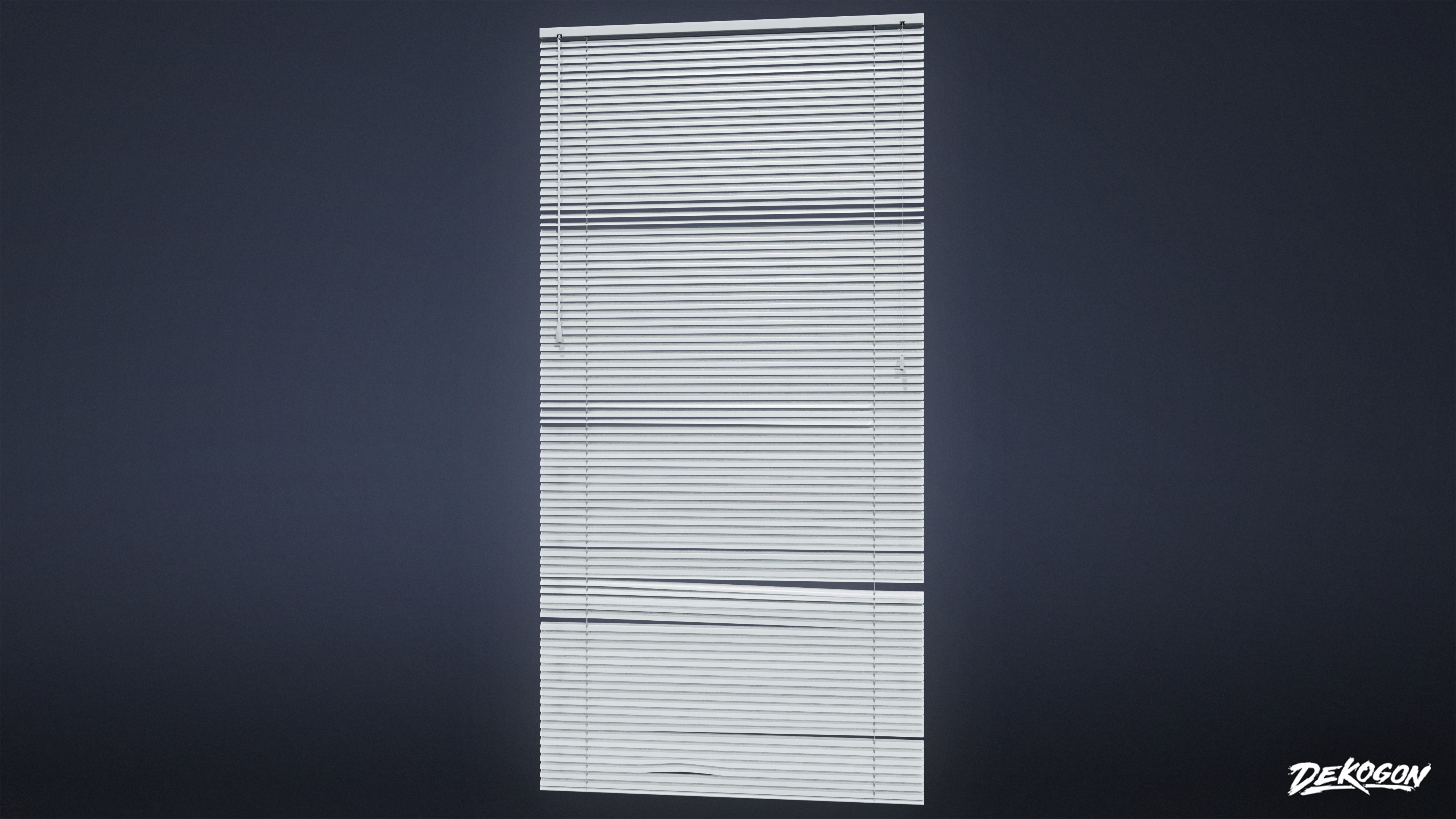 BUILDINGS - Blinds Set 01 - LOW POLY AND NANITE Low-poly 3D model_7