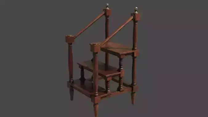 Library vintage stairs