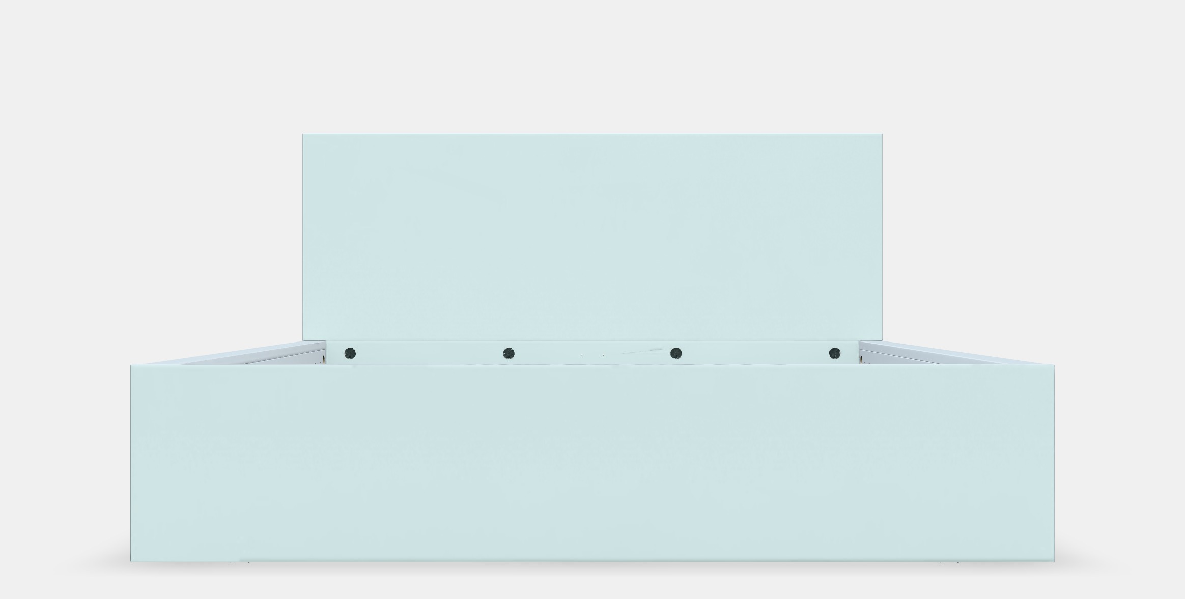 MALM Bed frame high 114 Low-poly 3D model_12