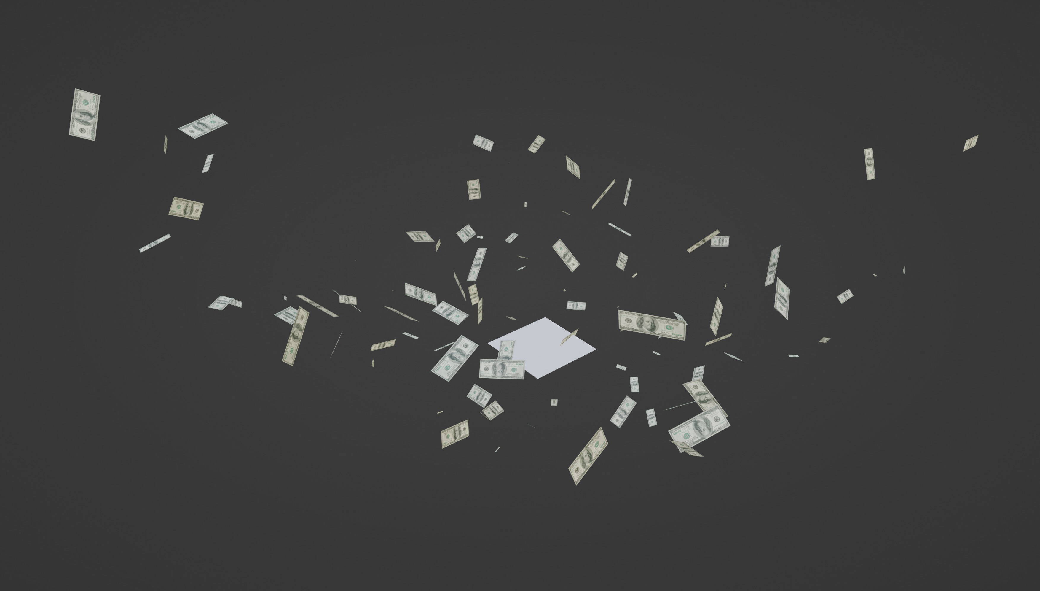Money Vortex 3D model_2