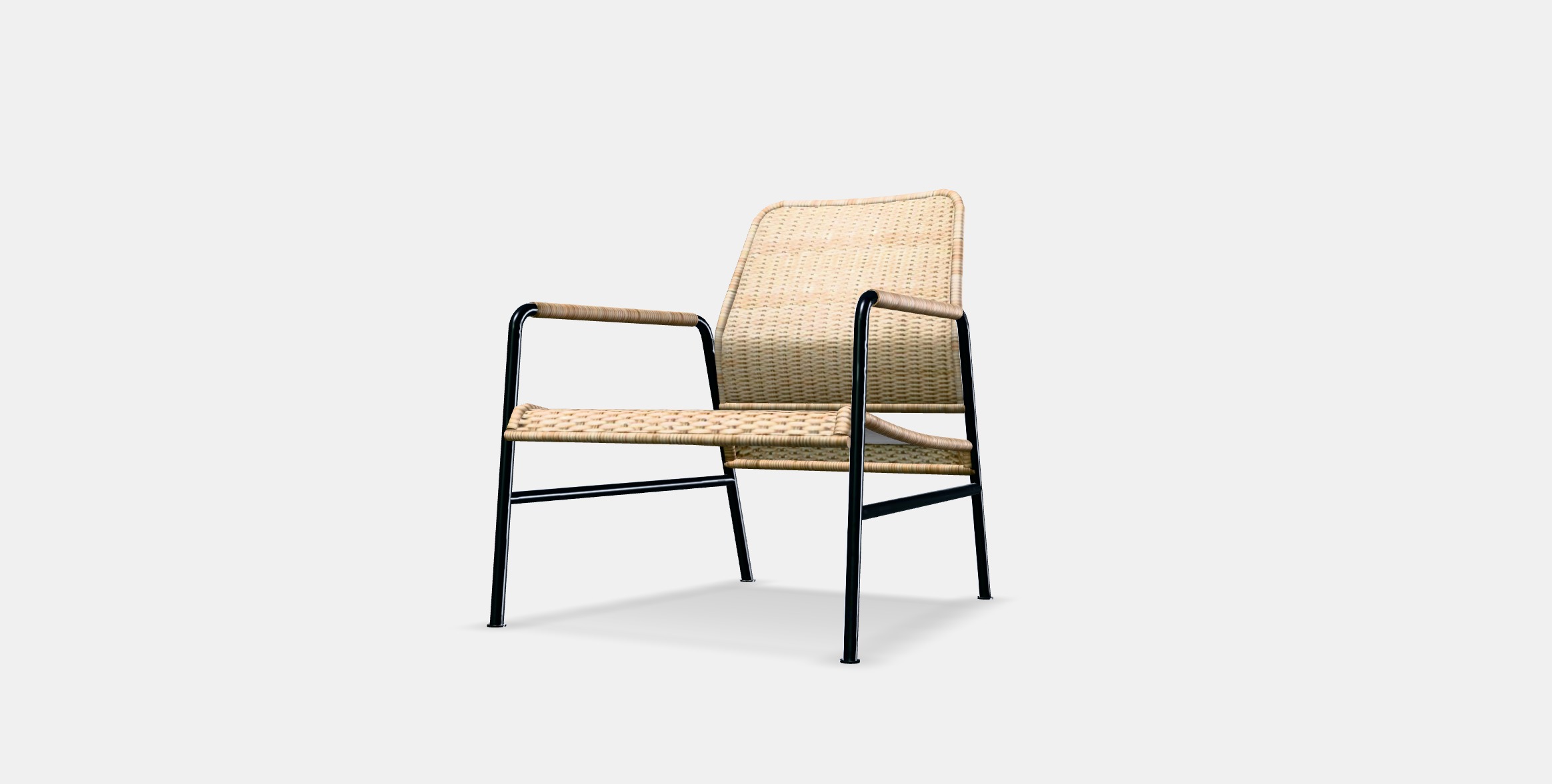 ULRIKSBERG Armchair Low-poly 3D model_10