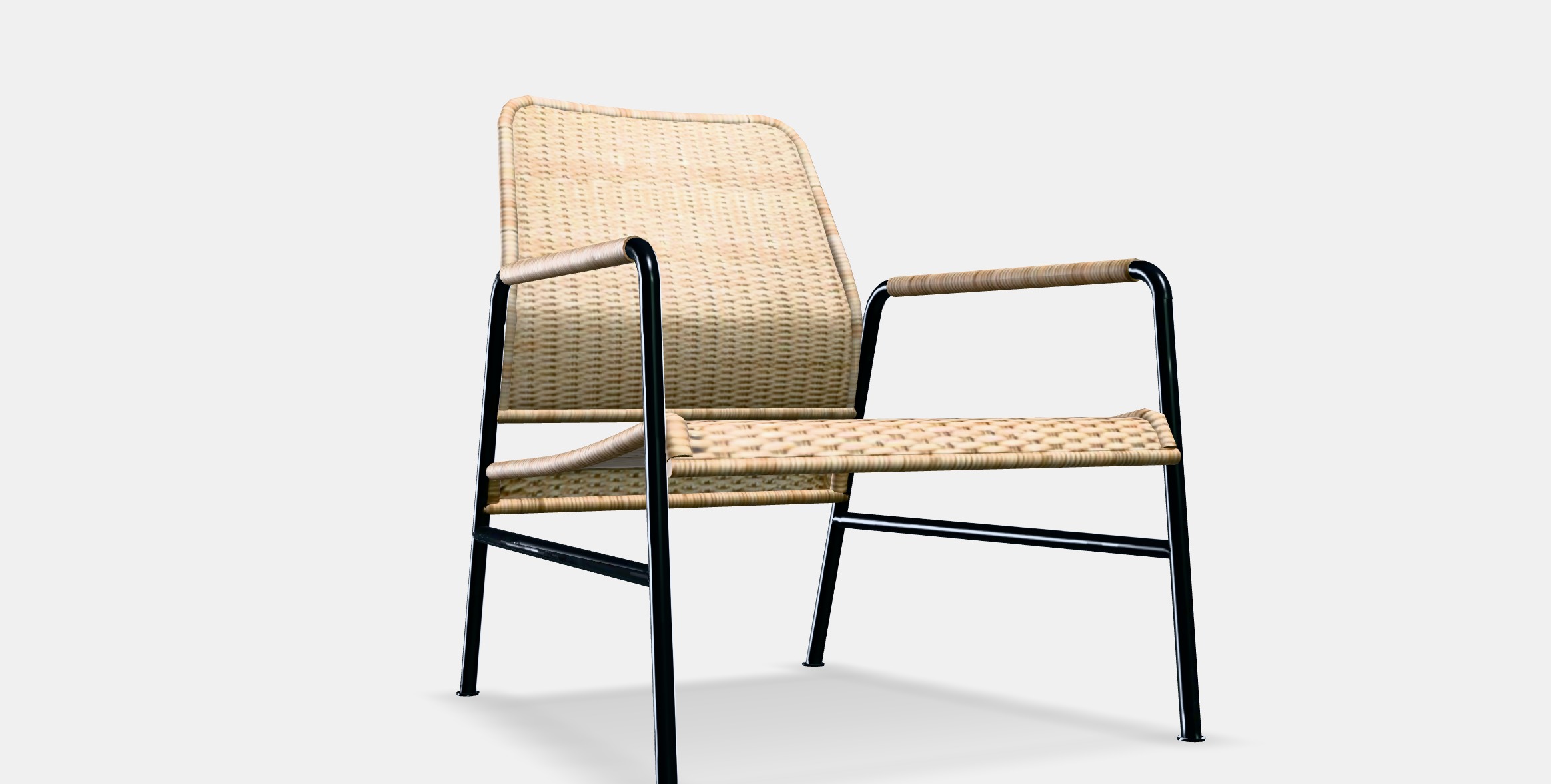 ULRIKSBERG Armchair Low-poly 3D model_6