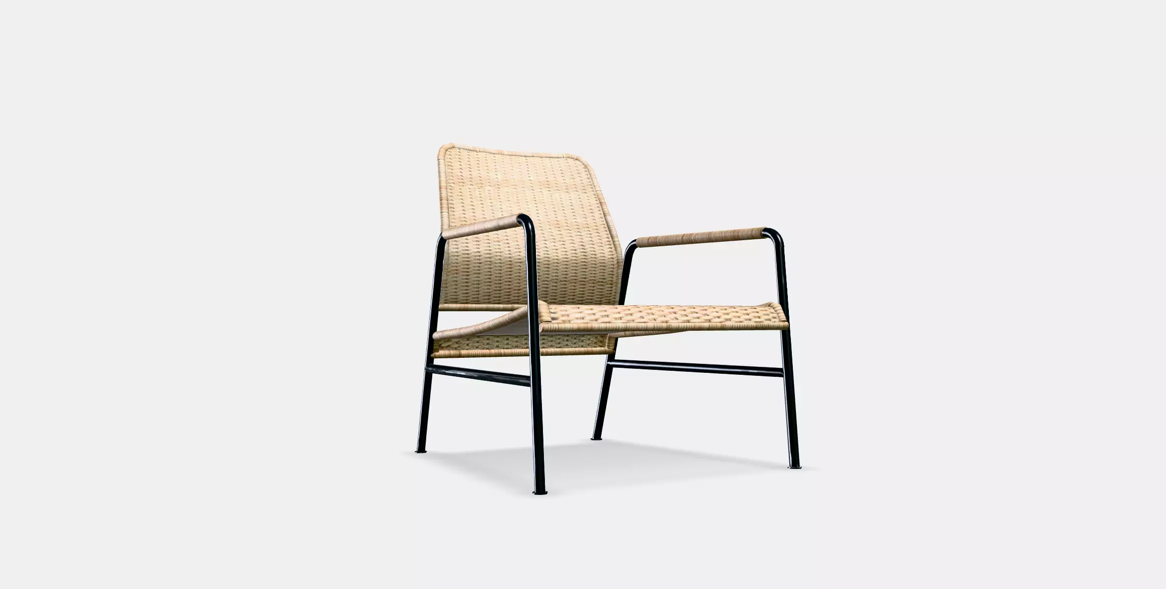 ULRIKSBERG Armchair Low-poly 3D model_0