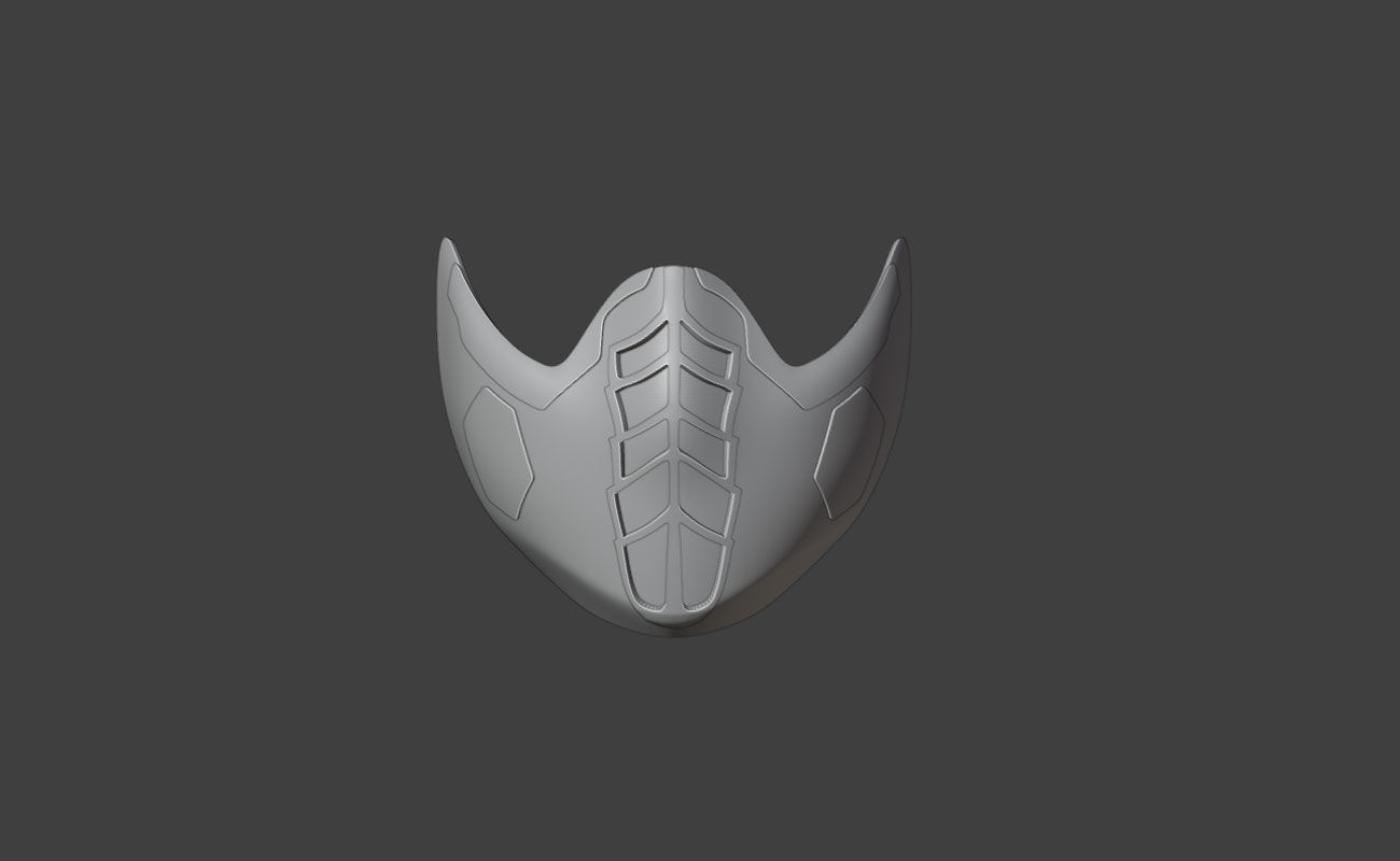 Ermac mask from MK2 Annihilation movie 3D print model_4
