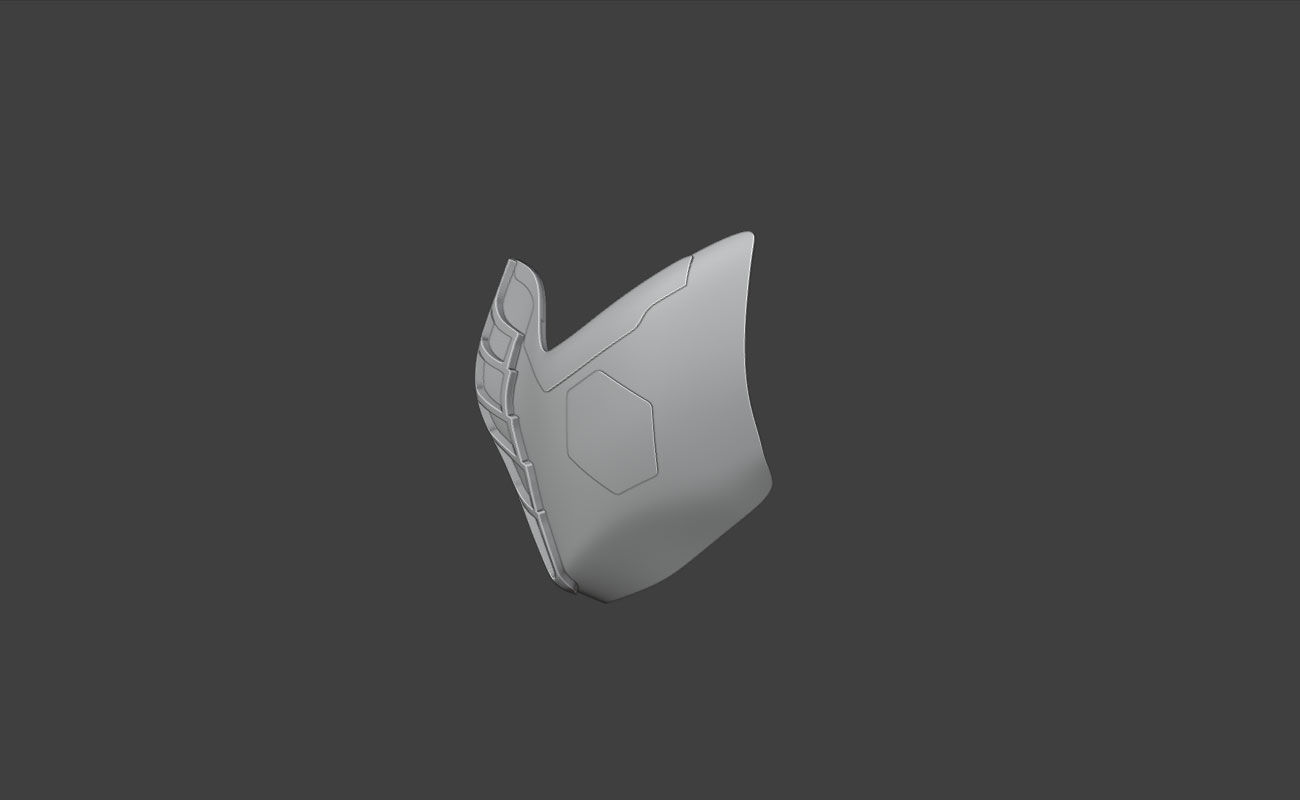 Ermac mask from MK2 Annihilation movie 3D print model_5