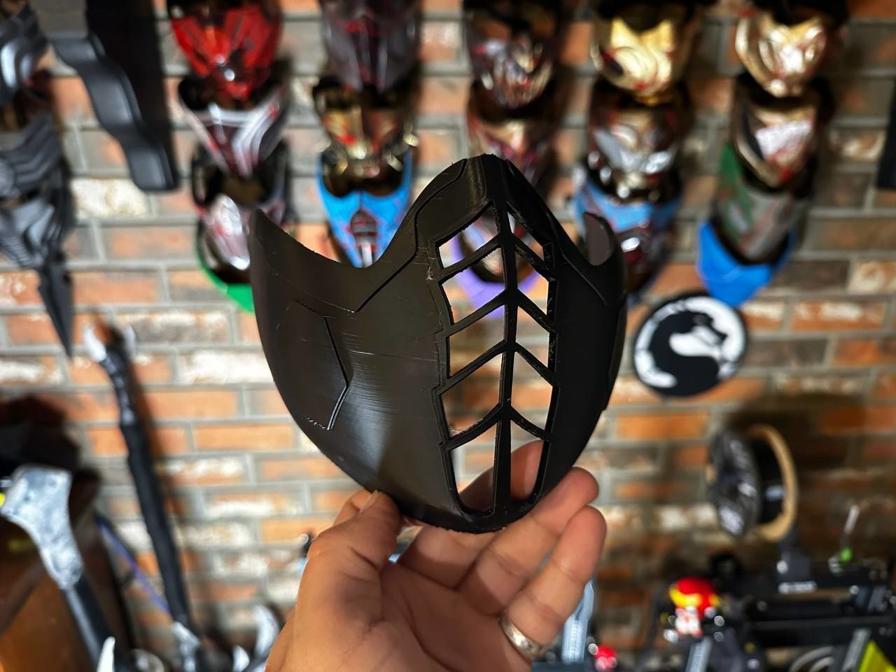 Ermac mask from MK2 Annihilation movie 3D print model_9