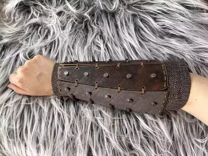 Medieval Bracer 3D print model Medieval Bracer 3D print model