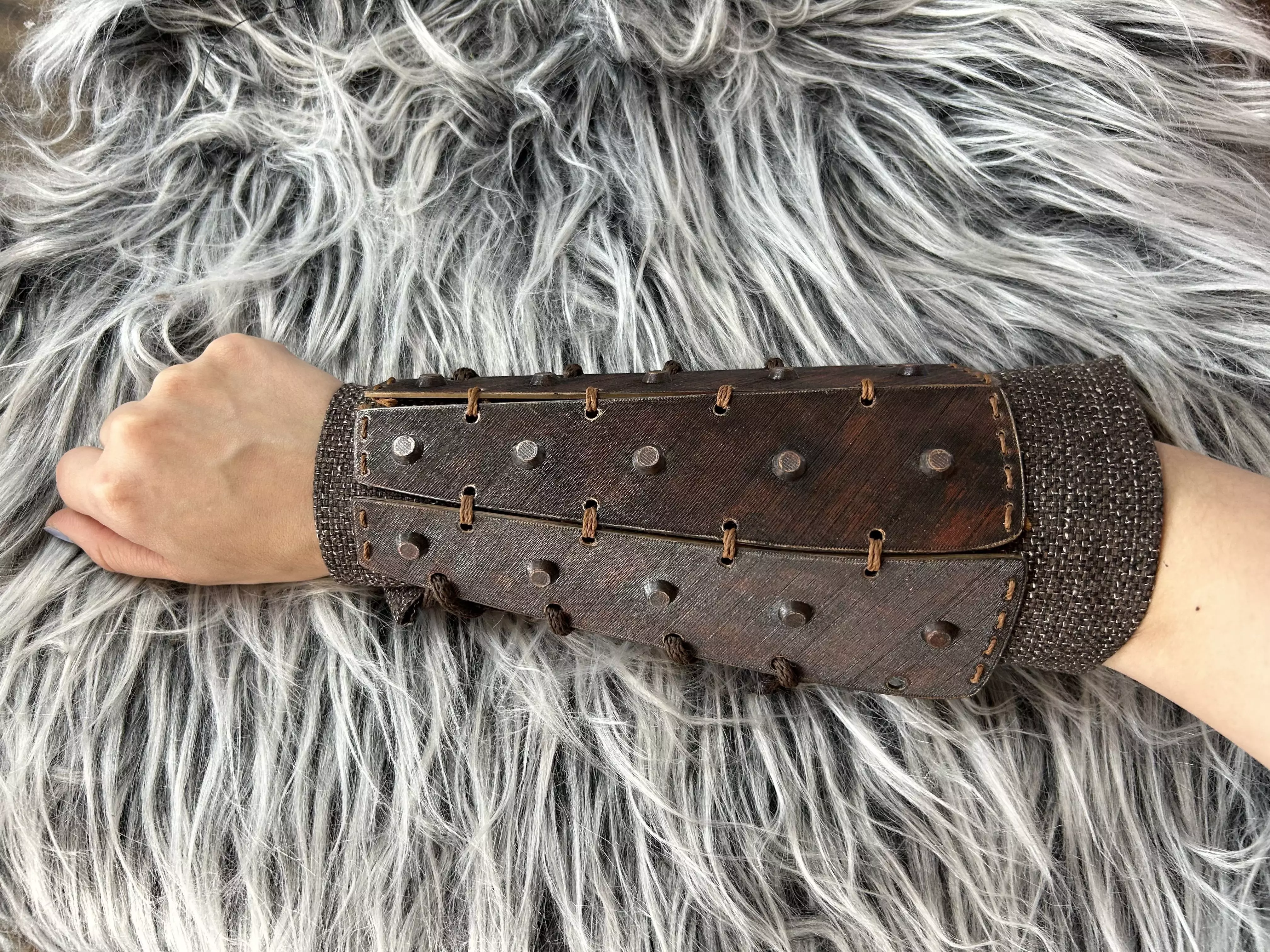 Medieval Bracer 3D print model_0