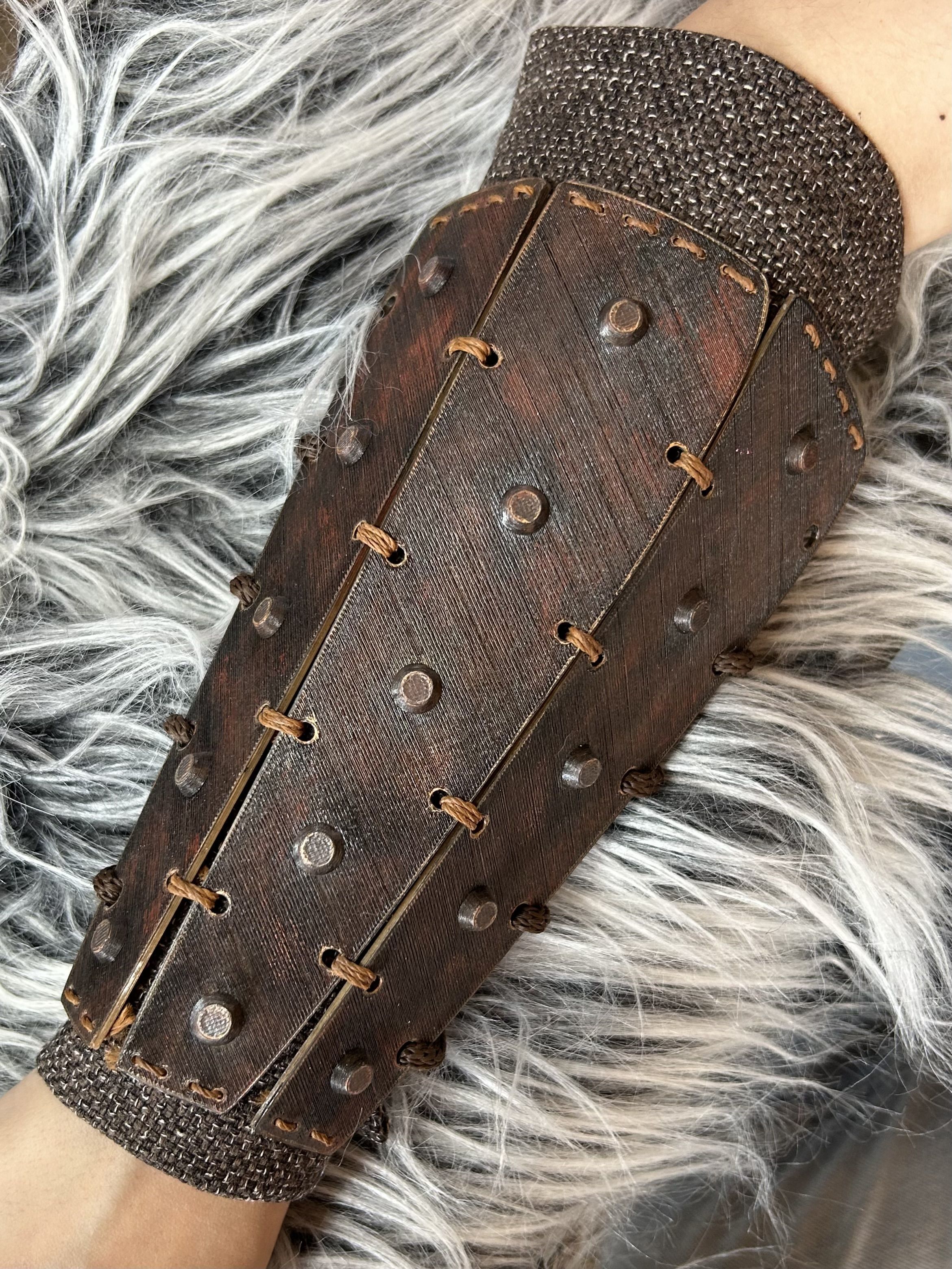 Medieval Bracer 3D print model_1