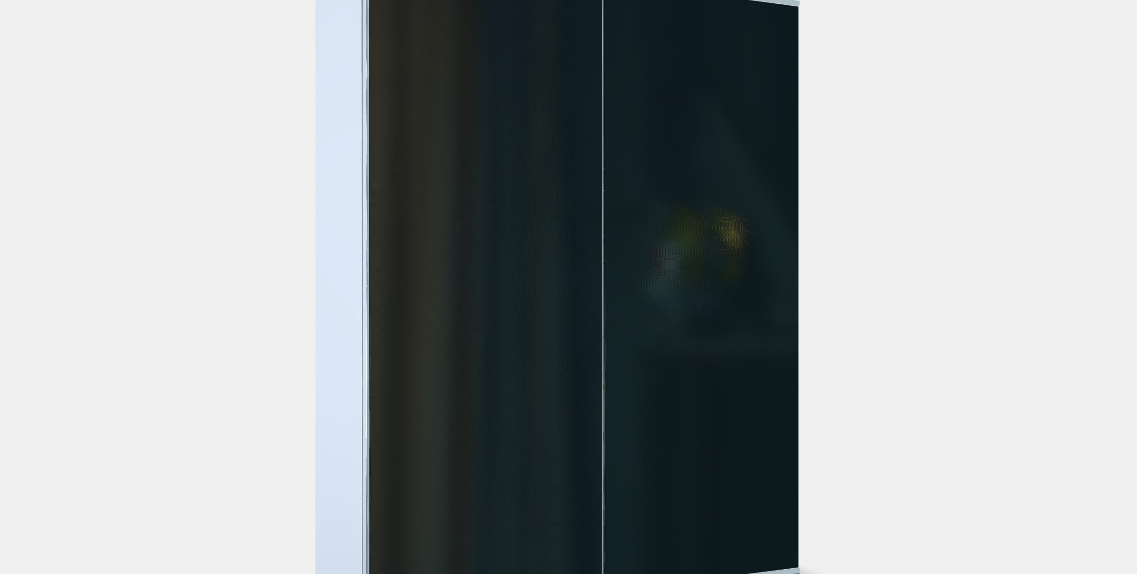 ENHET Mirror cabinet with 2 doors 1 Low-poly 3D model_9