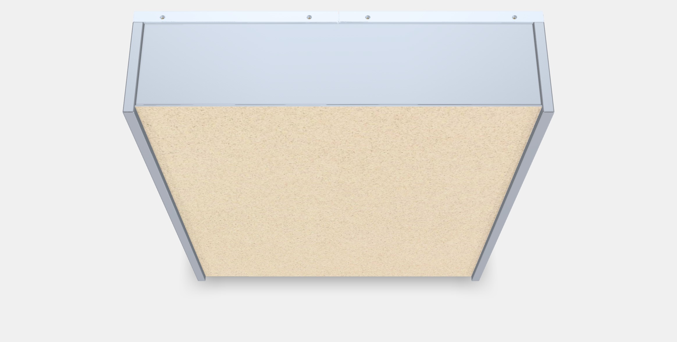 ENHET Mirror cabinet with 2 doors 1 Low-poly 3D model_4