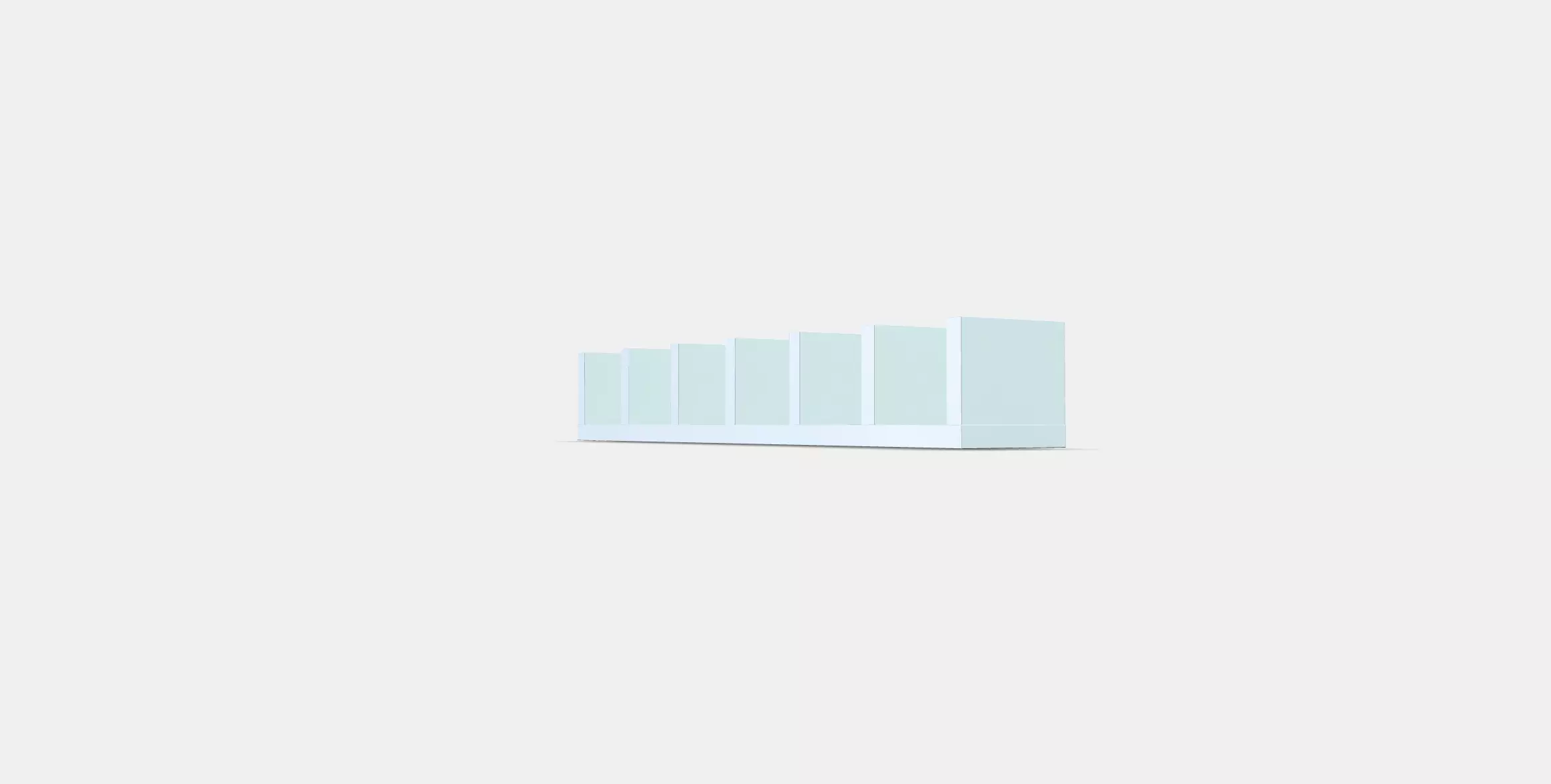 LACK Wall shelf unit 2 Low-poly 3D model