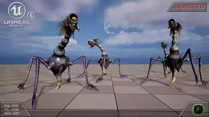 Alien fantasy creature 03