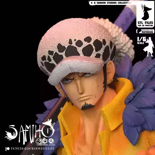 Samiho Studios - Trafalgar Law - STLs ready for printing 3D print model