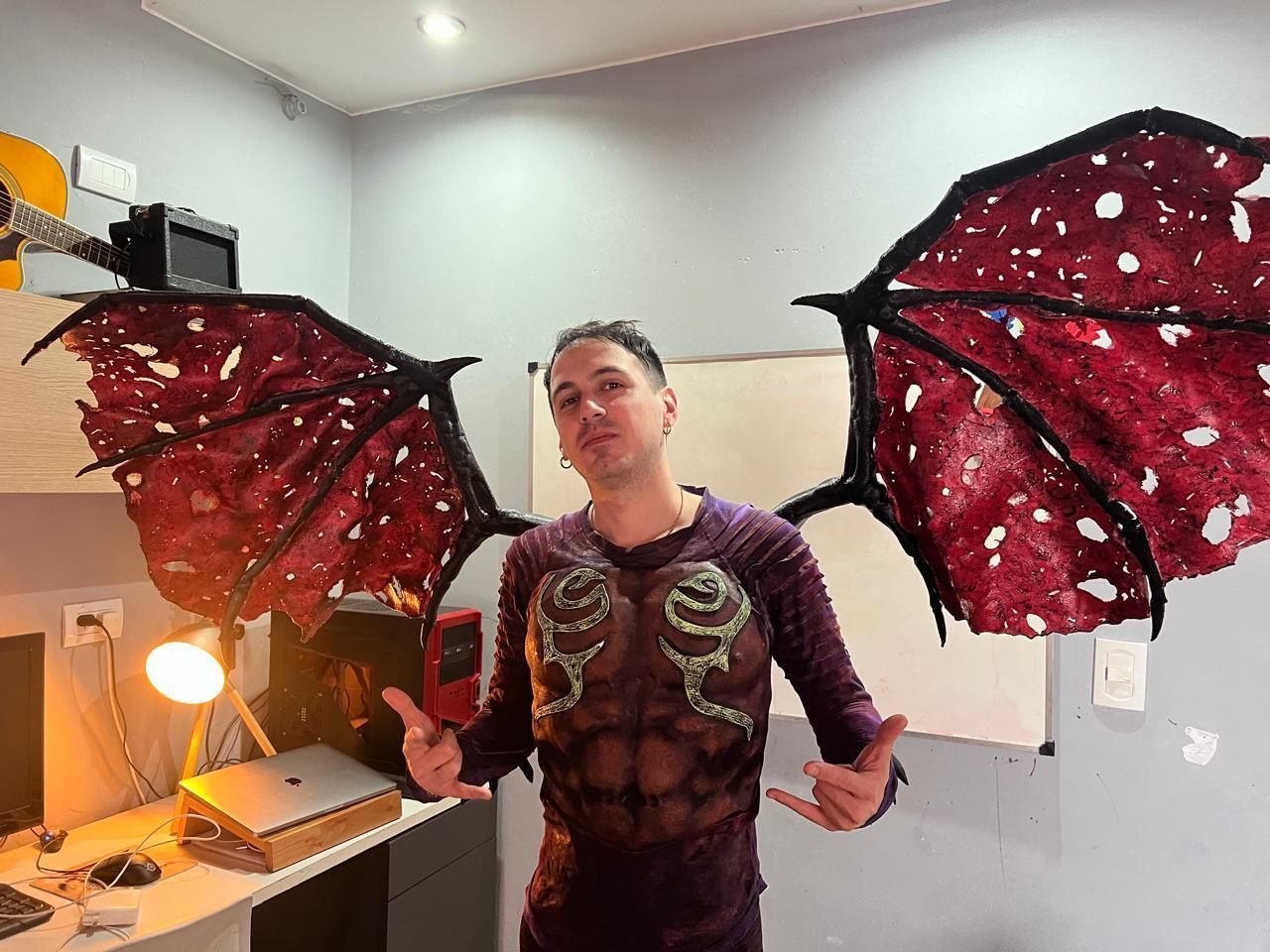 Flexible wings 3D print model_3