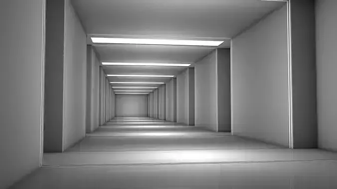 Sci Fi Corridor 3D model