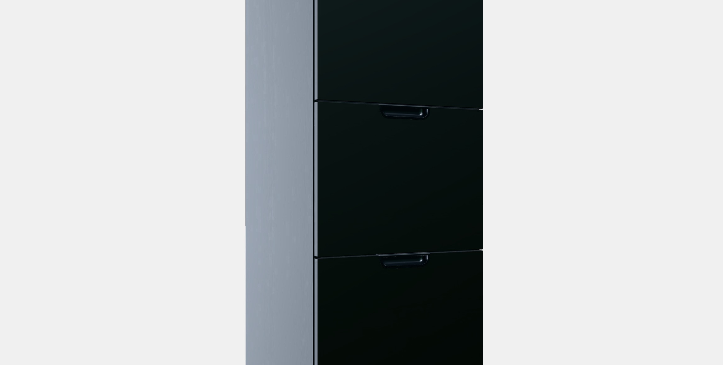 GALANT File cabinet 2 Low-poly 3D model_9