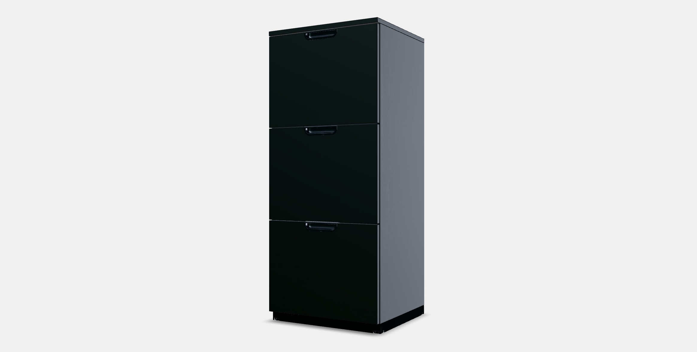GALANT File cabinet 2 Low-poly 3D model_12