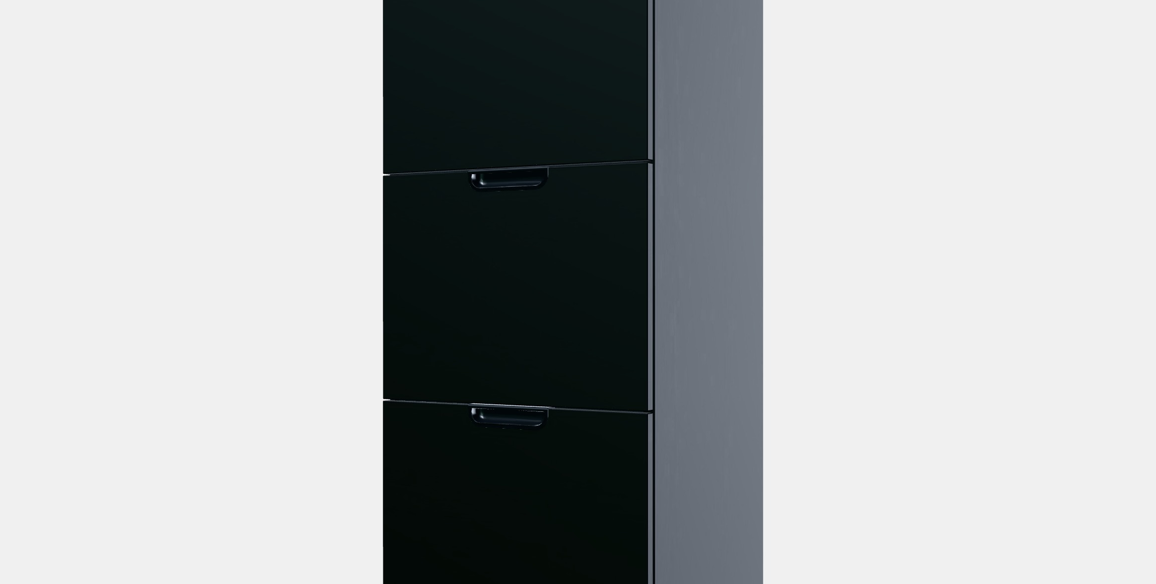 GALANT File cabinet 2 Low-poly 3D model_13