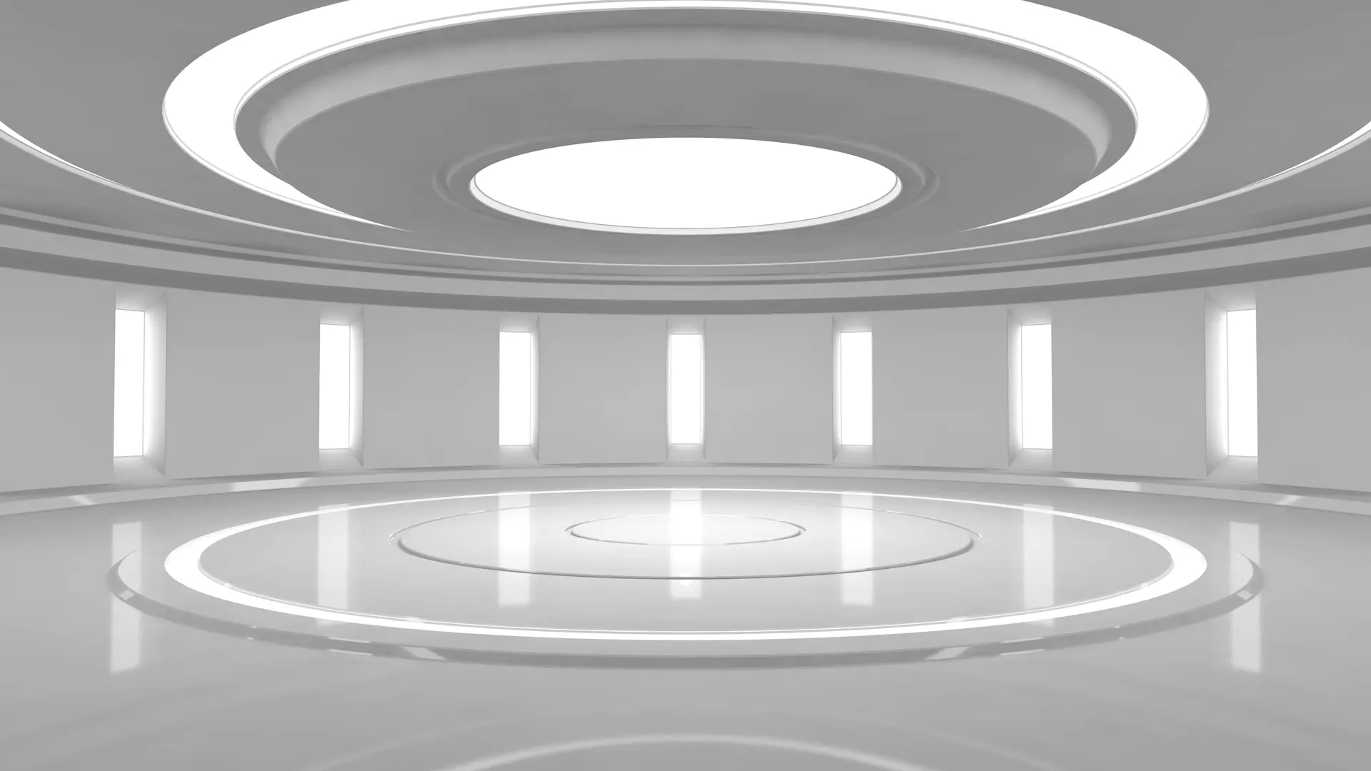 Sci Fi Room 3D model_0