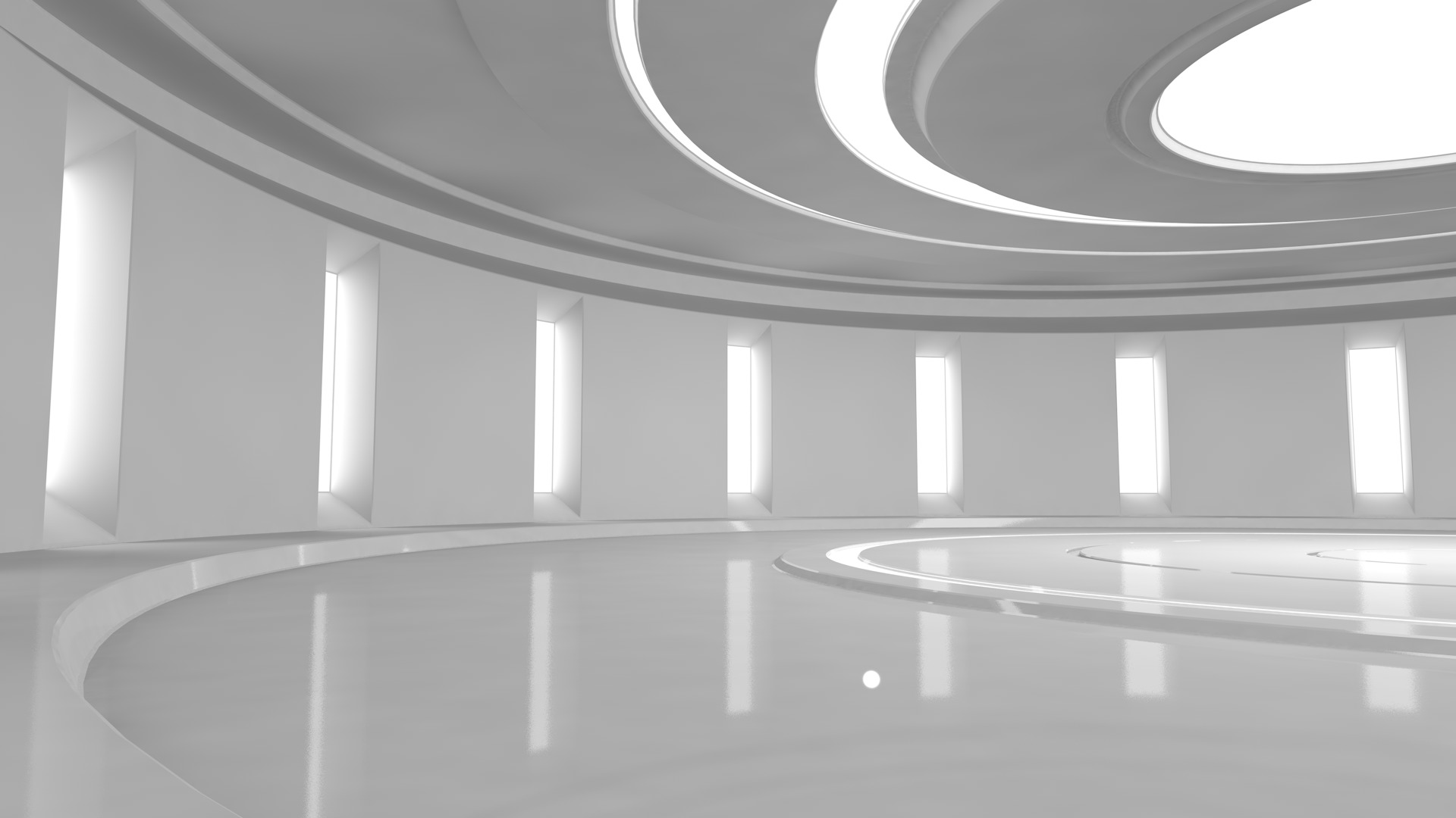 Sci Fi Room 3D model_1