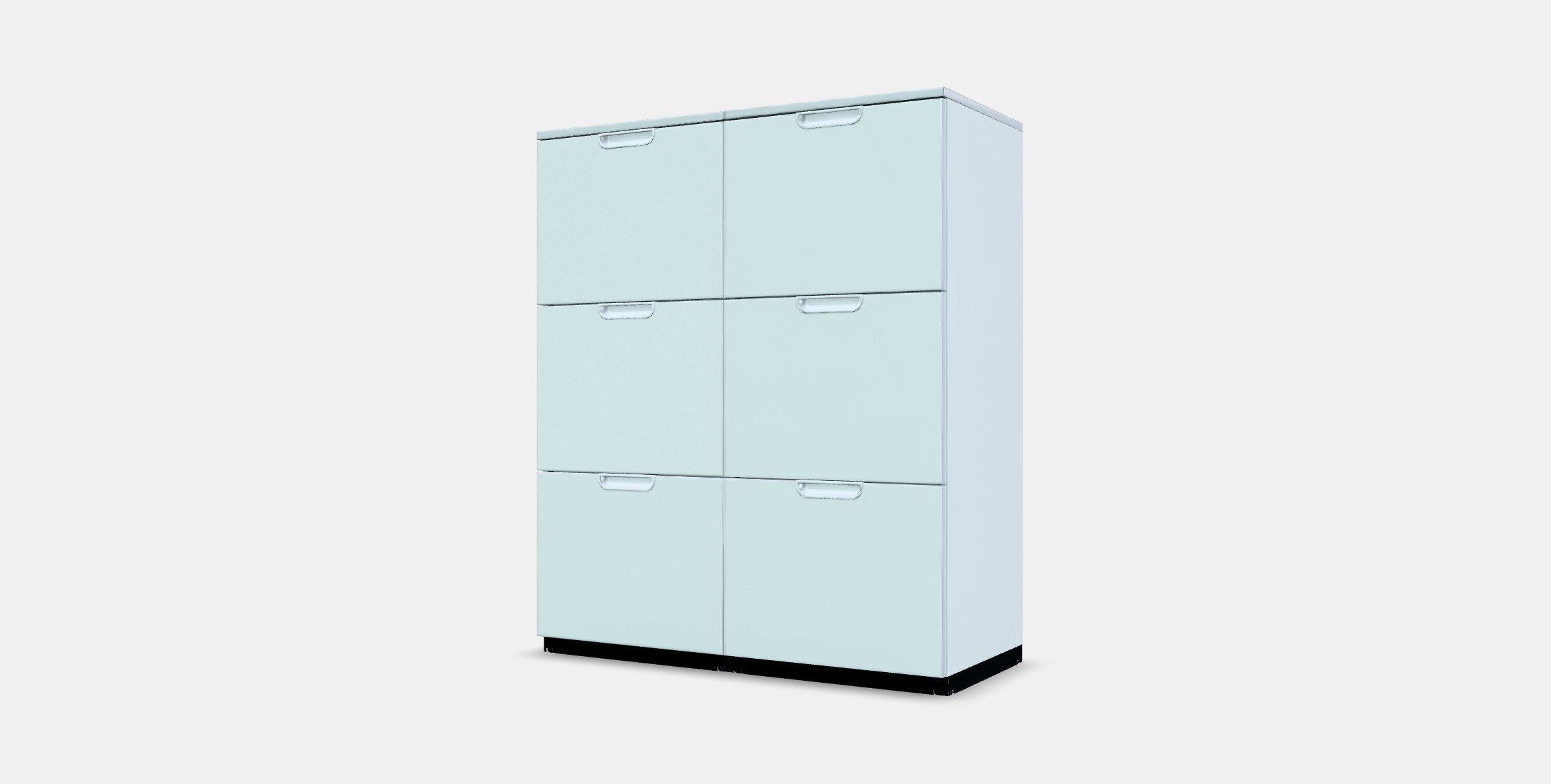 GALANT Storage combination with filing 2 Low-poly 3D model_12