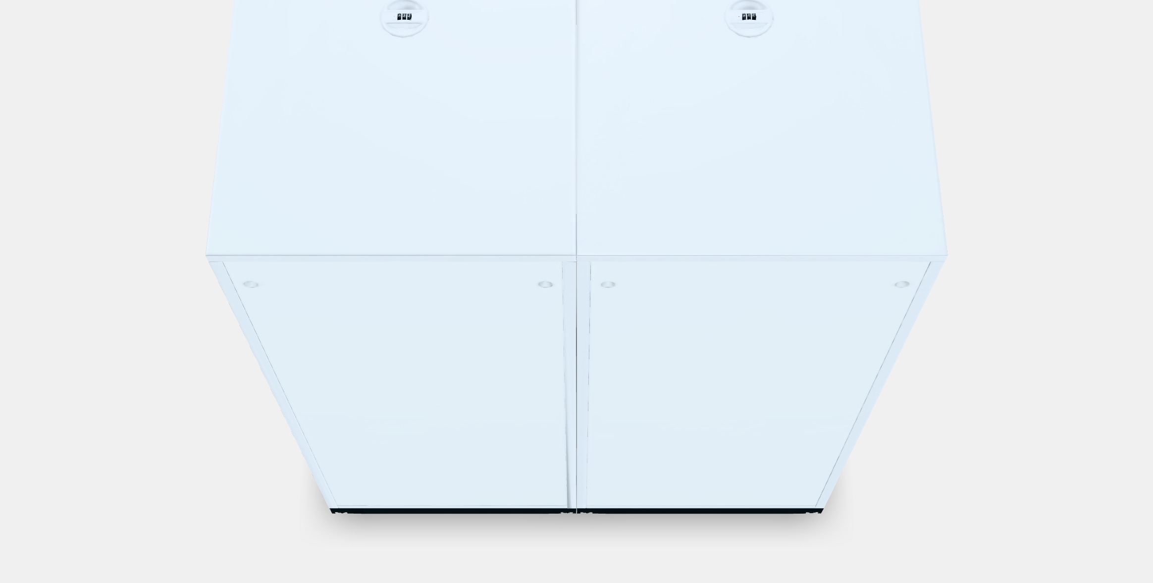 GALANT Storage combination with filing 2 Low-poly 3D model_4