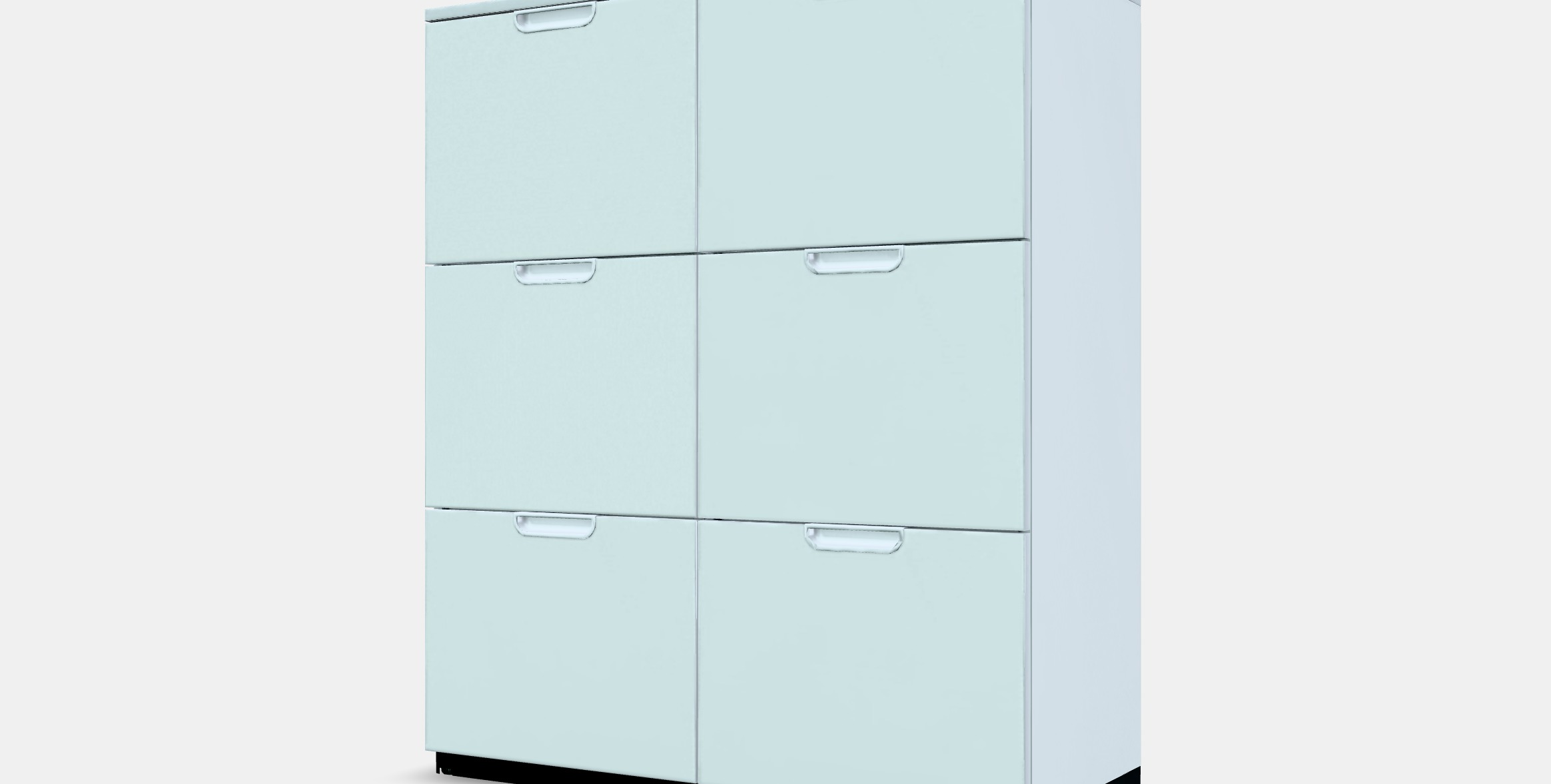 GALANT Storage combination with filing 2 Low-poly 3D model_13