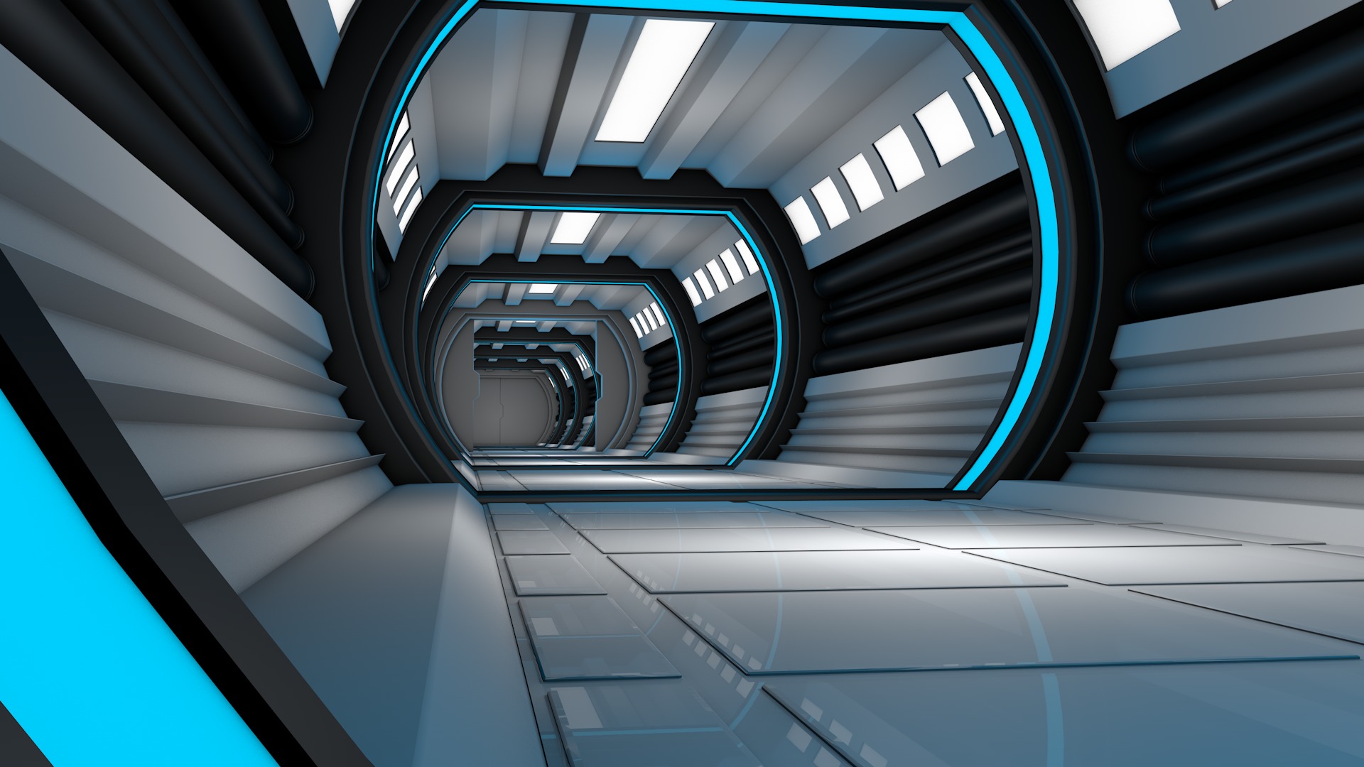 Sci Fi Interior 3D model_7