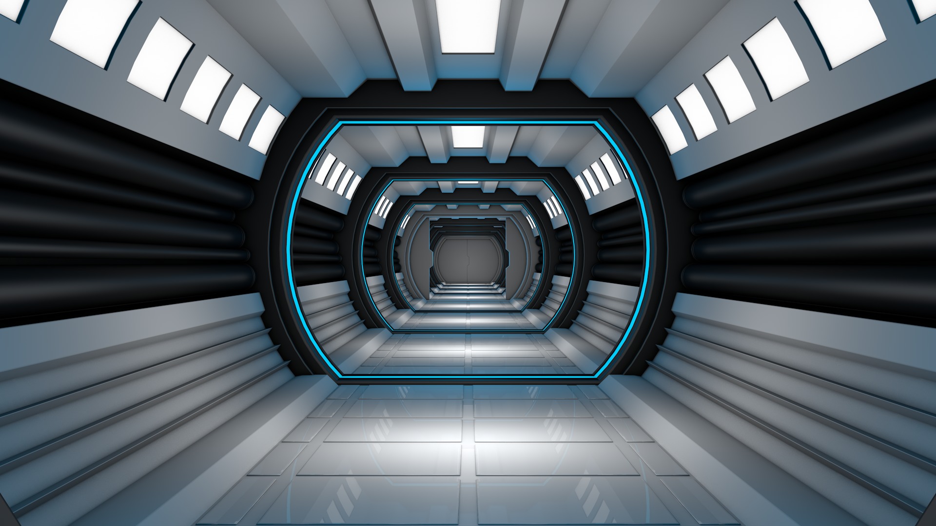 Sci Fi Interior 3D model_6