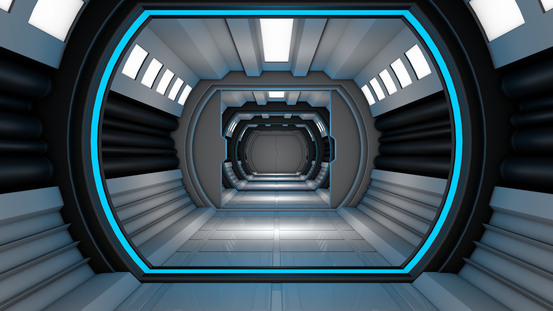 Sci Fi Interior 3D model_5