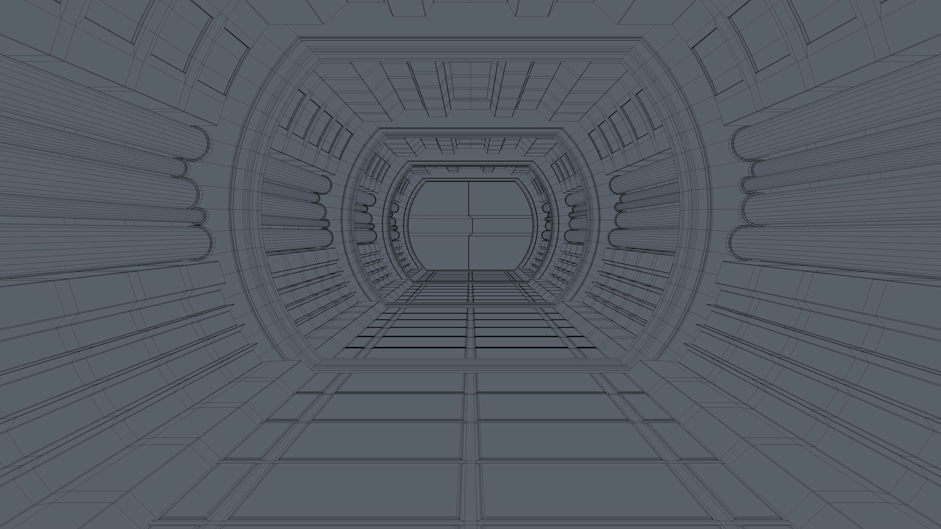 Sci Fi Interior 3D model_8