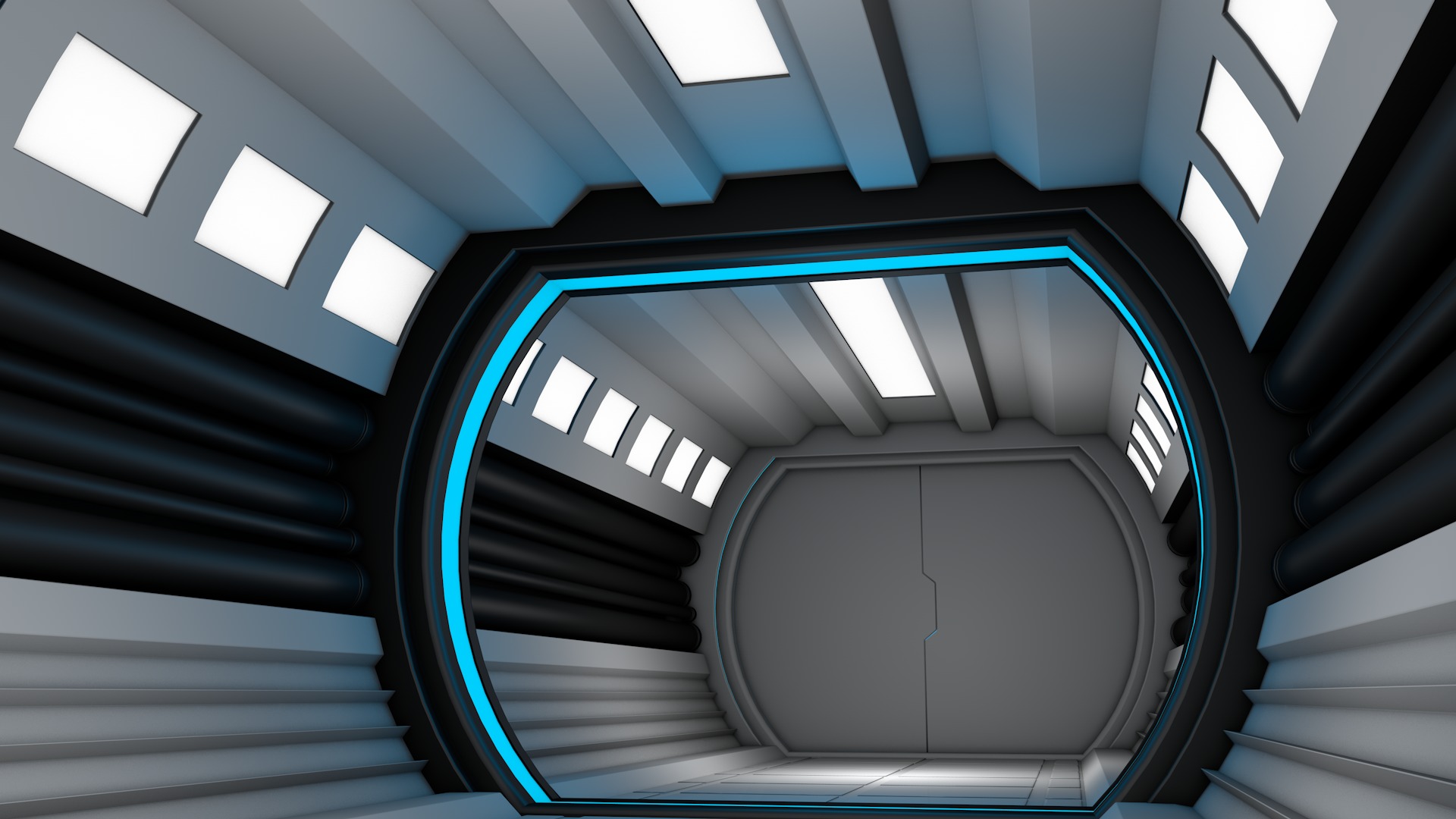 Sci Fi Interior 3D model_3