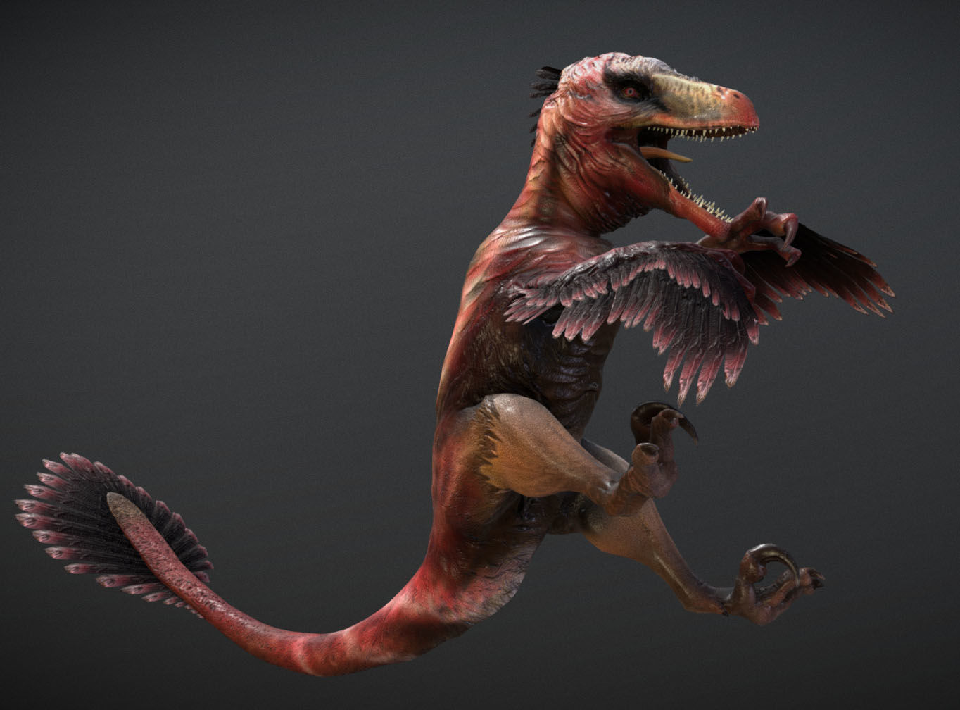 ULTIMATE RAPTOR Low-poly 3D model_4