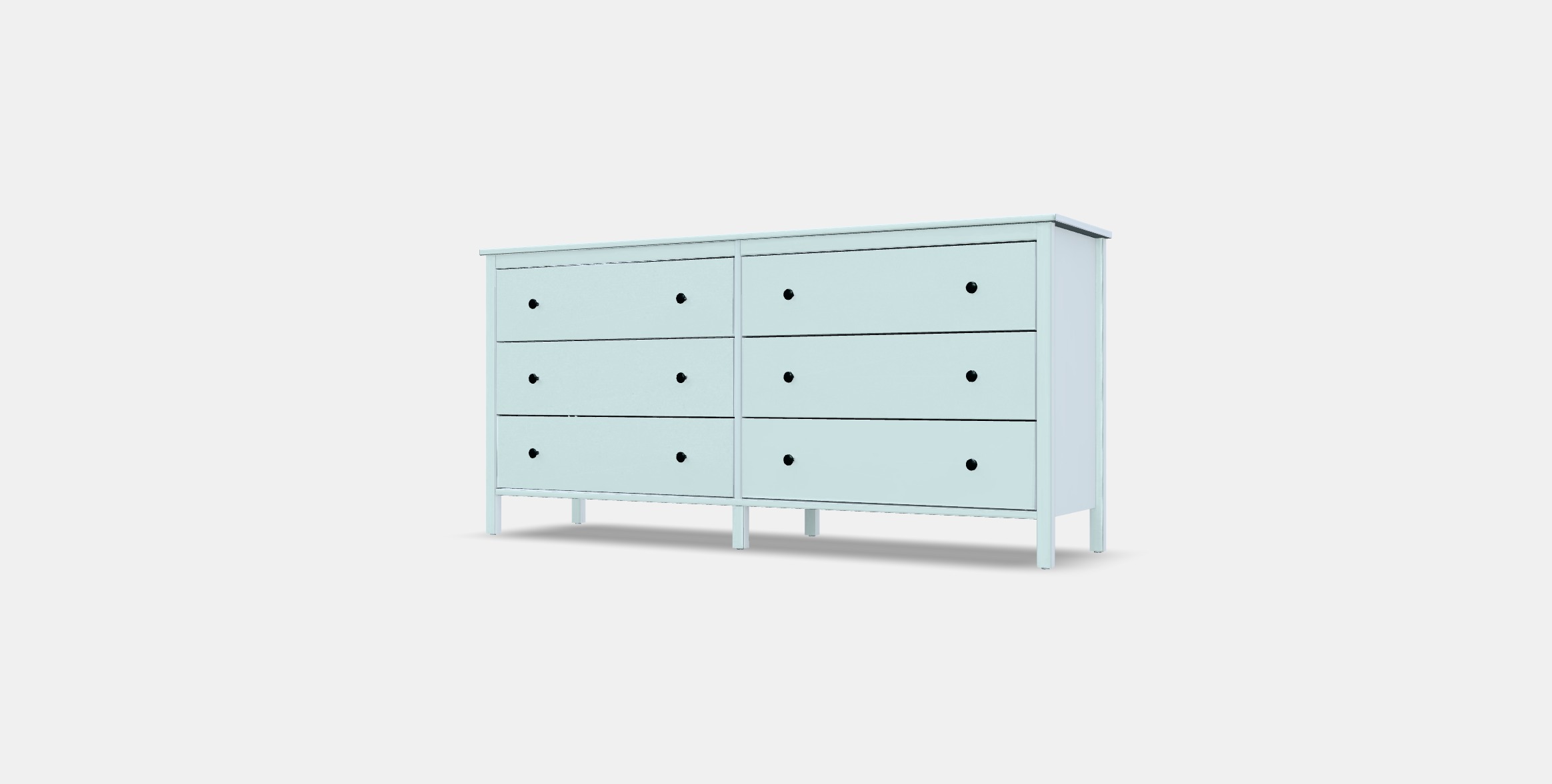 KOPPANG Chest of 6 drawers 1 Low-poly 3D model_12