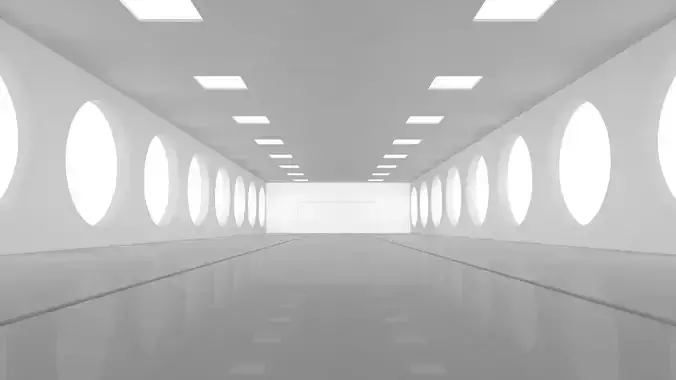 Sci Fi Warehouse 3D model