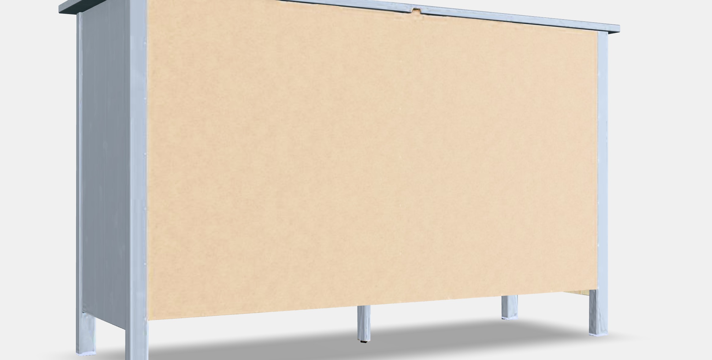 HEMNES Chest of 8 drawers Low-poly 3D model_2