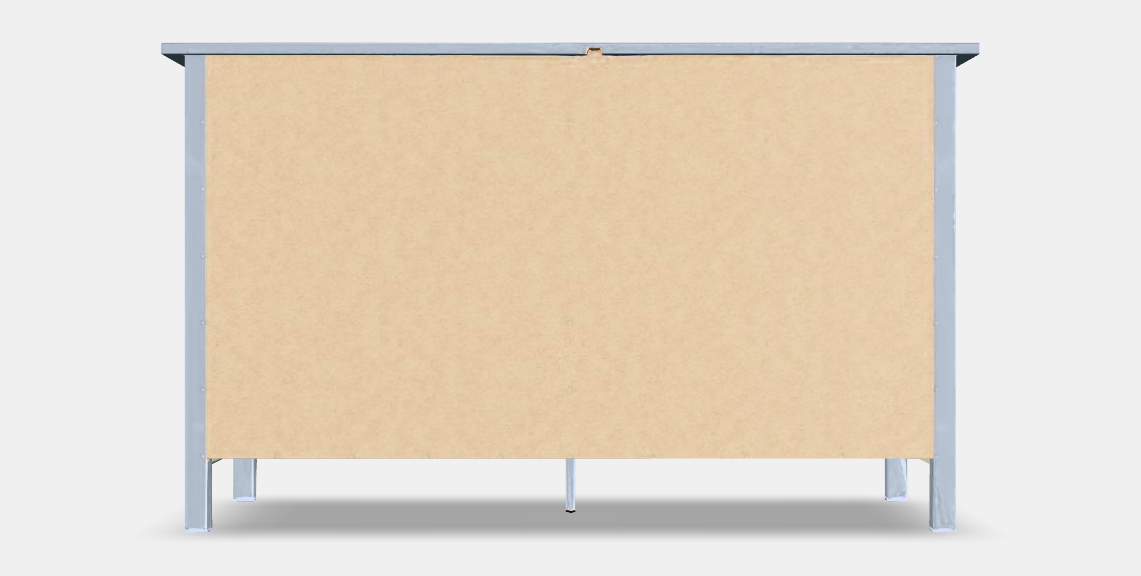 HEMNES Chest of 8 drawers Low-poly 3D model_15