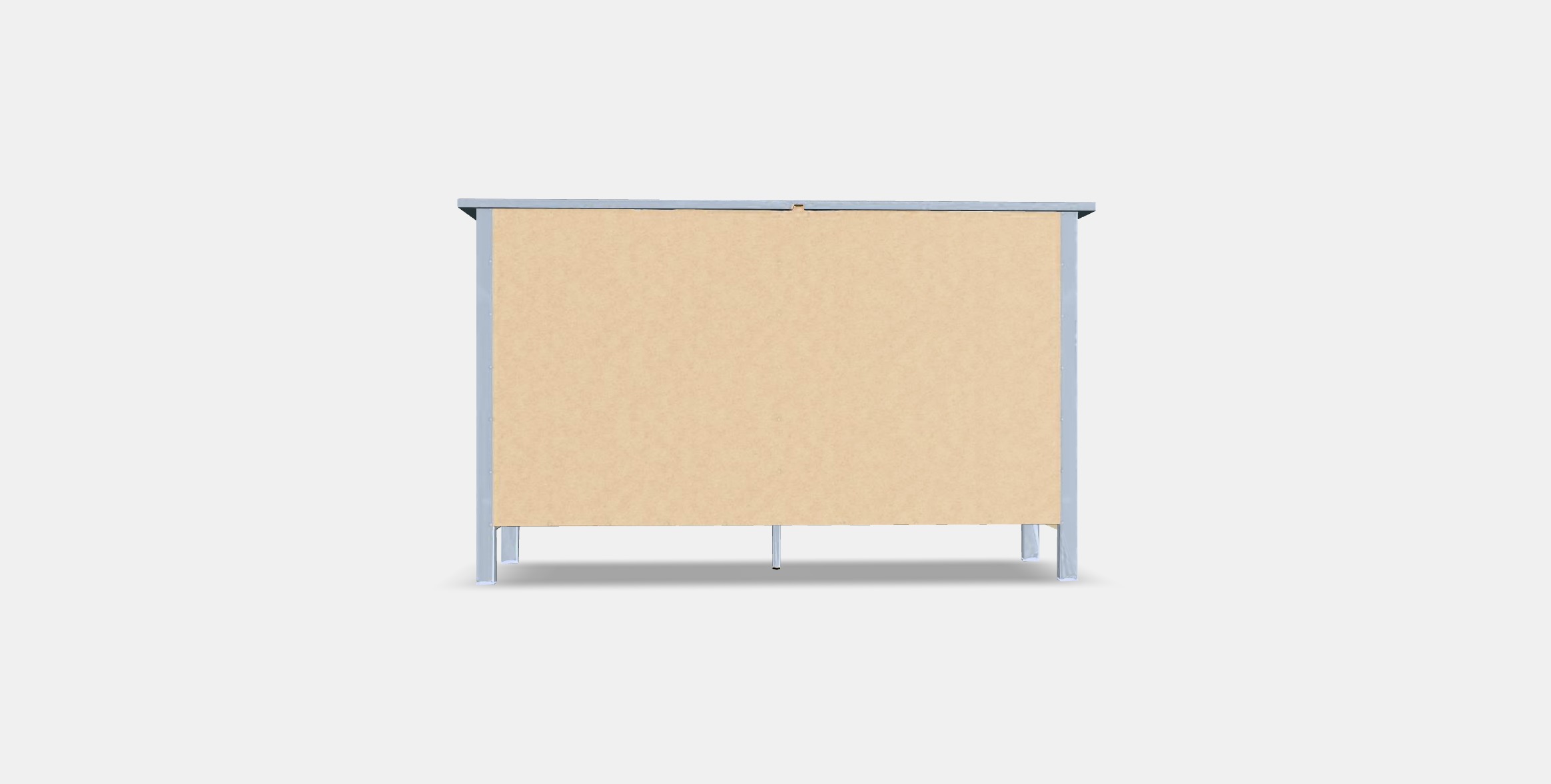 HEMNES Chest of 8 drawers Low-poly 3D model_14