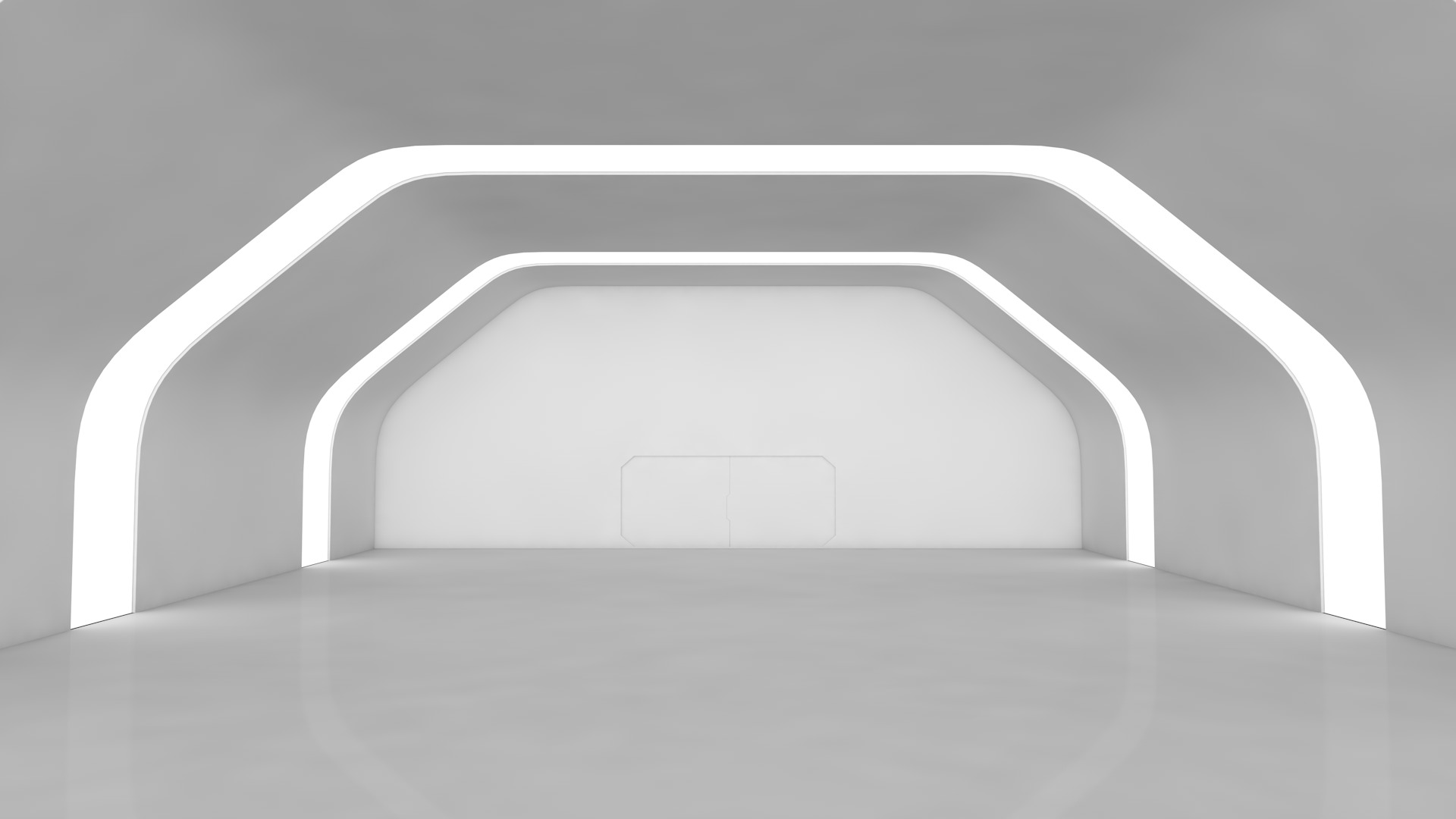 Sci Fi Warehouse 3D model_3